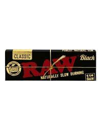 RAW | 1 1/4 | Classic Black Rolling Papers