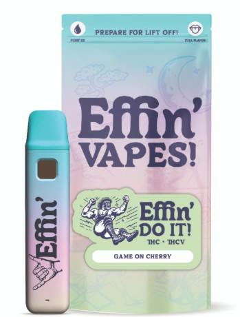 Do it! Game on Cherry | 7:1 THC:THCv | Disposable | Effin' | 1g