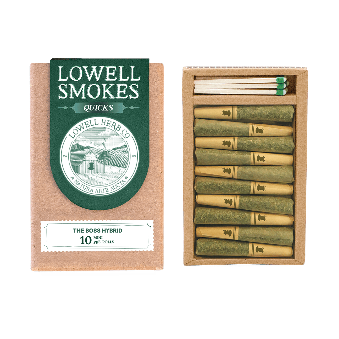 The Boss | Pre-Roll 10 Pack | Lowell Quicks | 3.5g