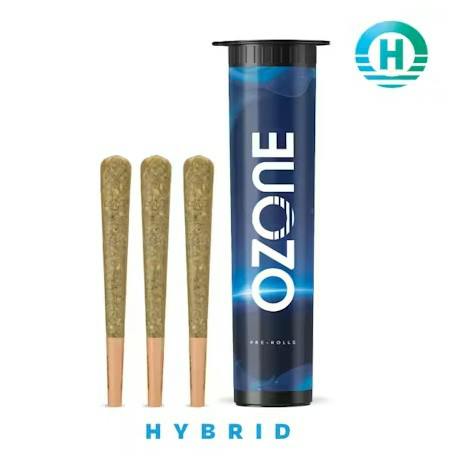 Gassed Up Garlic | Pre Roll 3 Pack | Ozone | 1.5g
