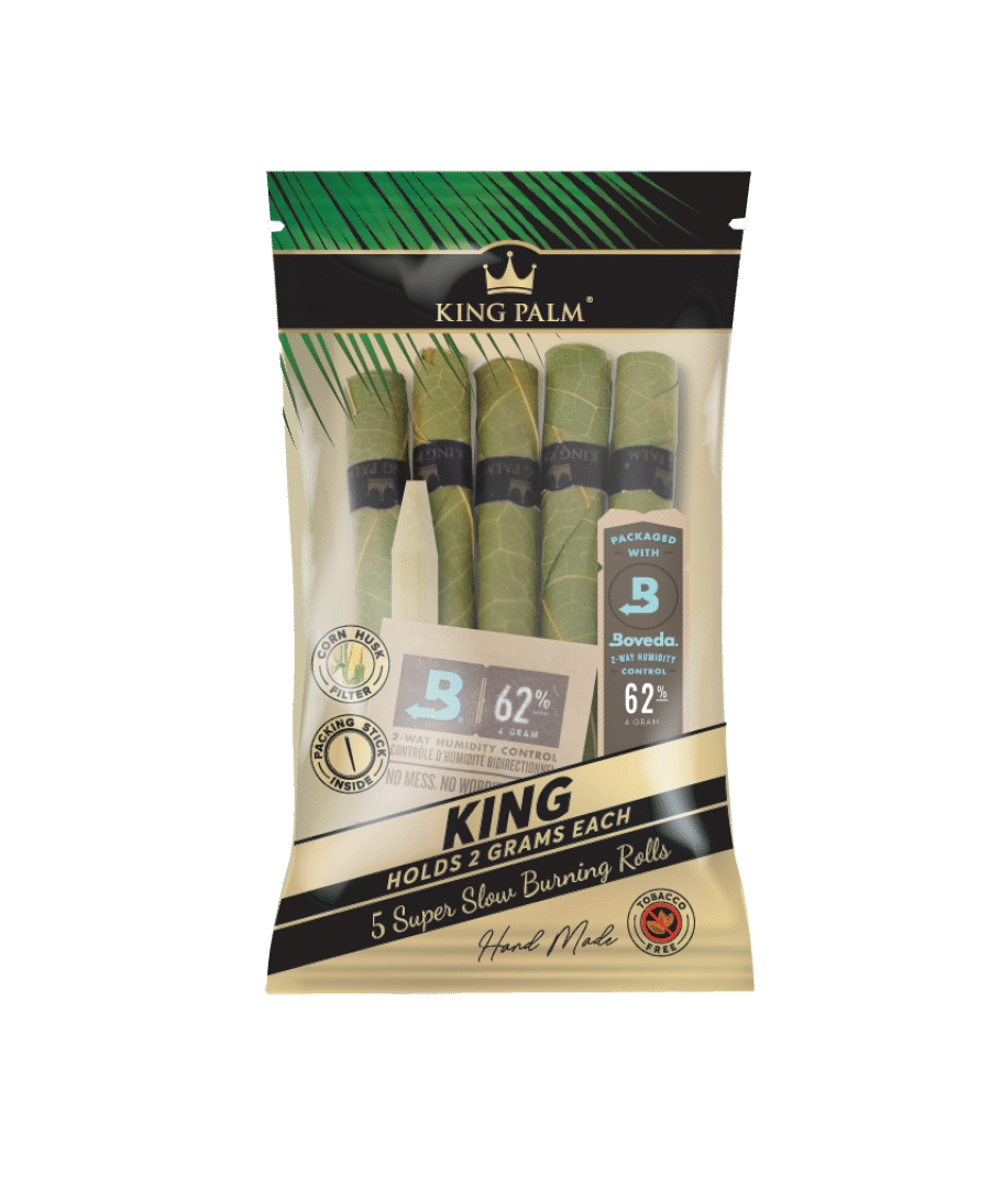 King Palm - Hand-Rolled Leaf - King x 5 Rolls