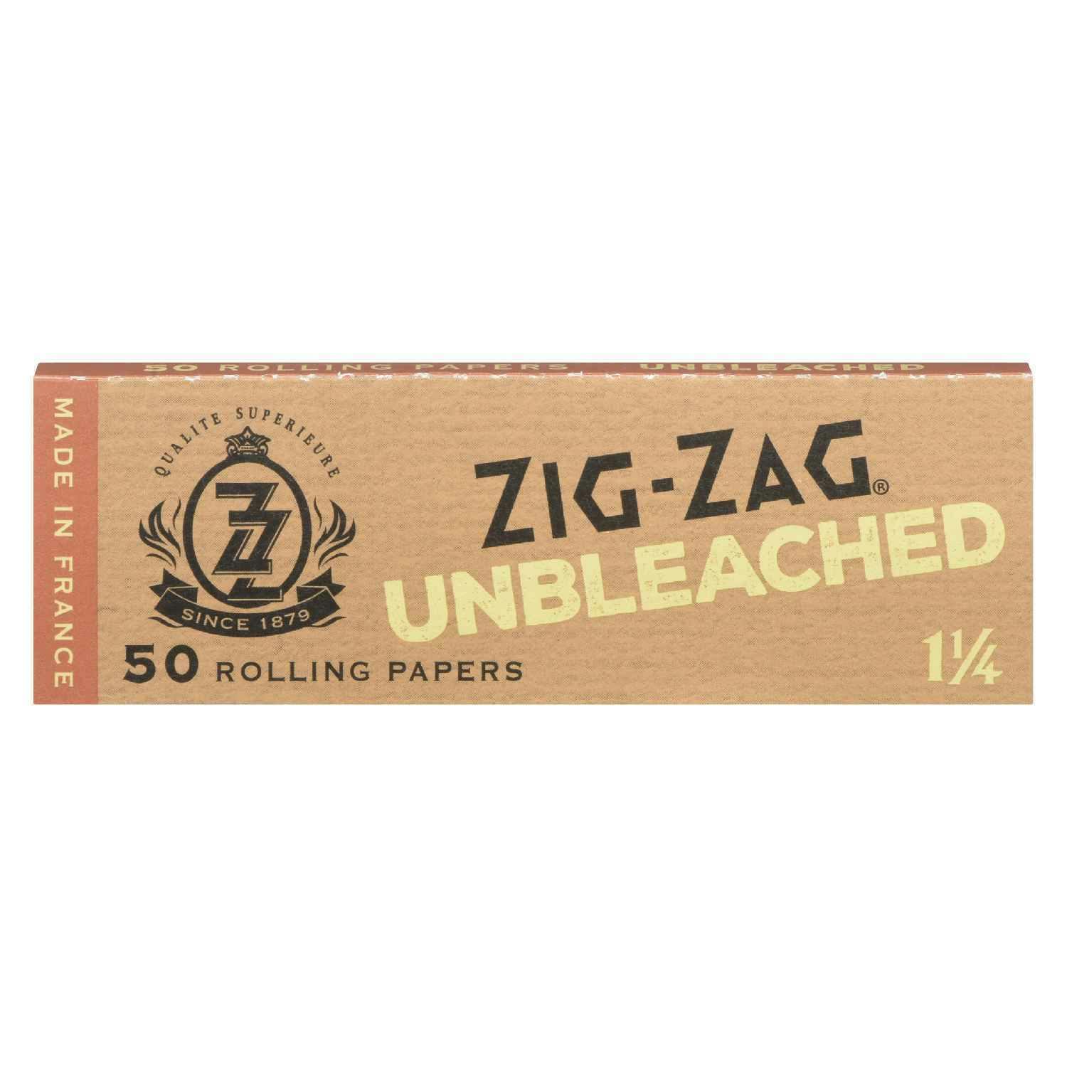 Zig Zag Unbleached 1 1/4 Papers - Brown