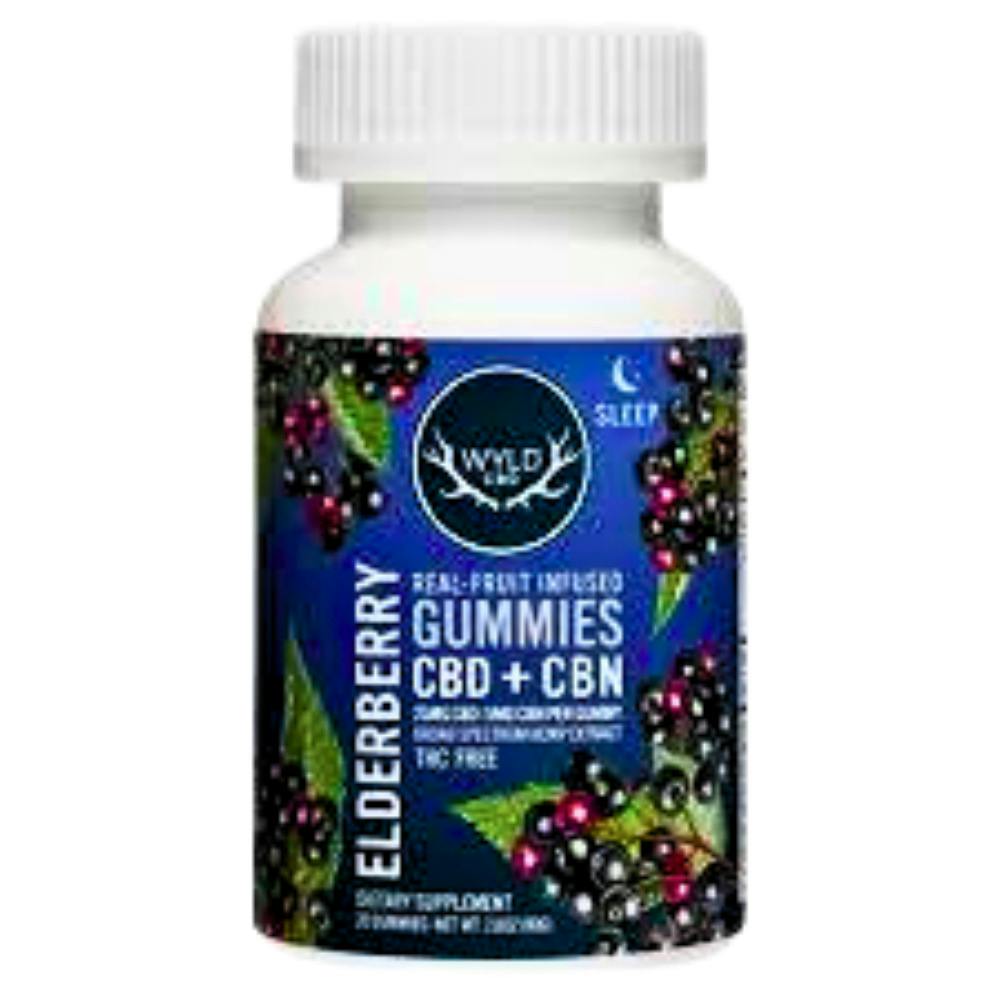 Wyld - Hemp Gummies - Elderberry 500MG (CBD:CBN)