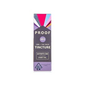 Proof | CBD + THC Rich Tincture (10:1 CBD:THC - 330mg Total)