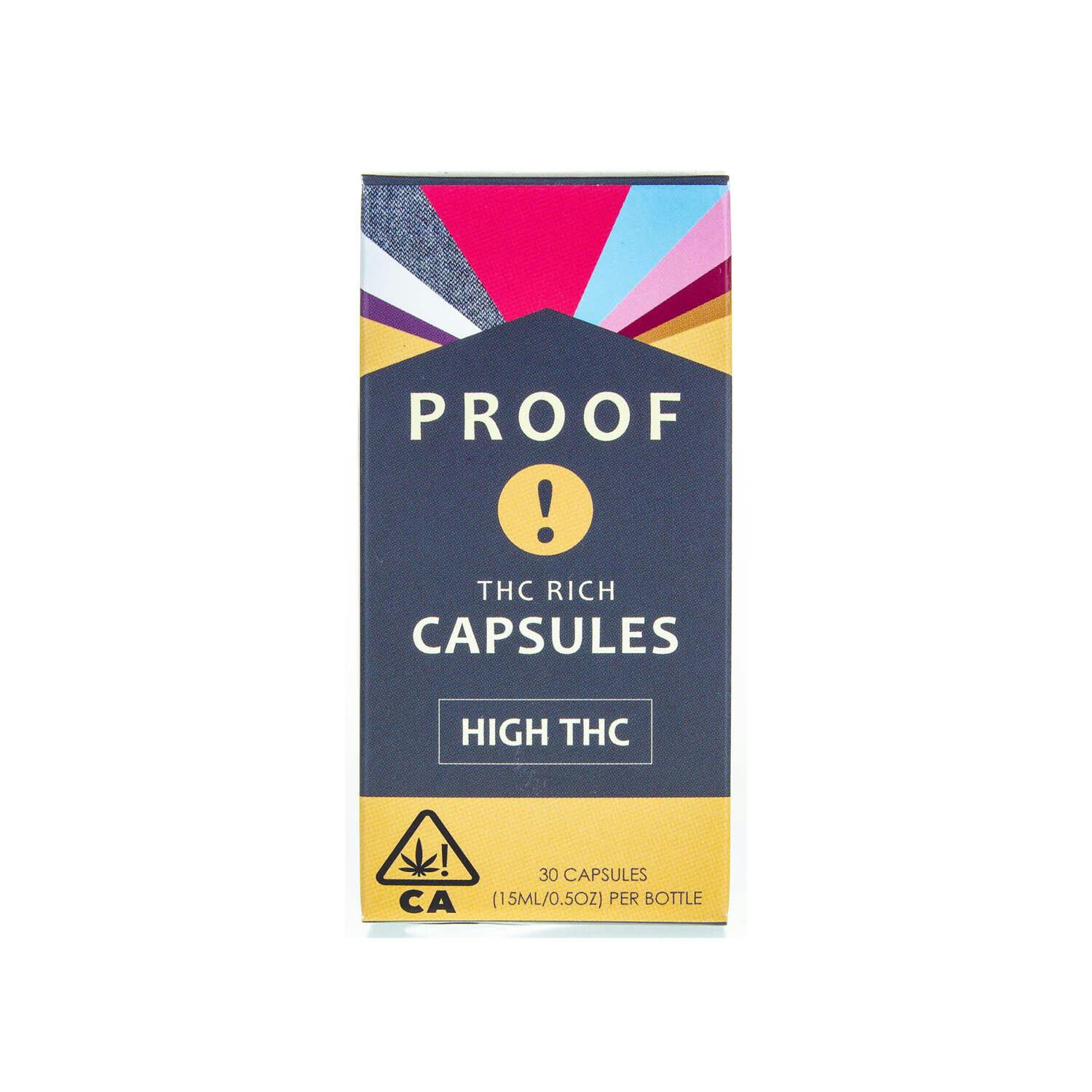 Proof | THC Rich Capsules Pack (1000mg THC)
