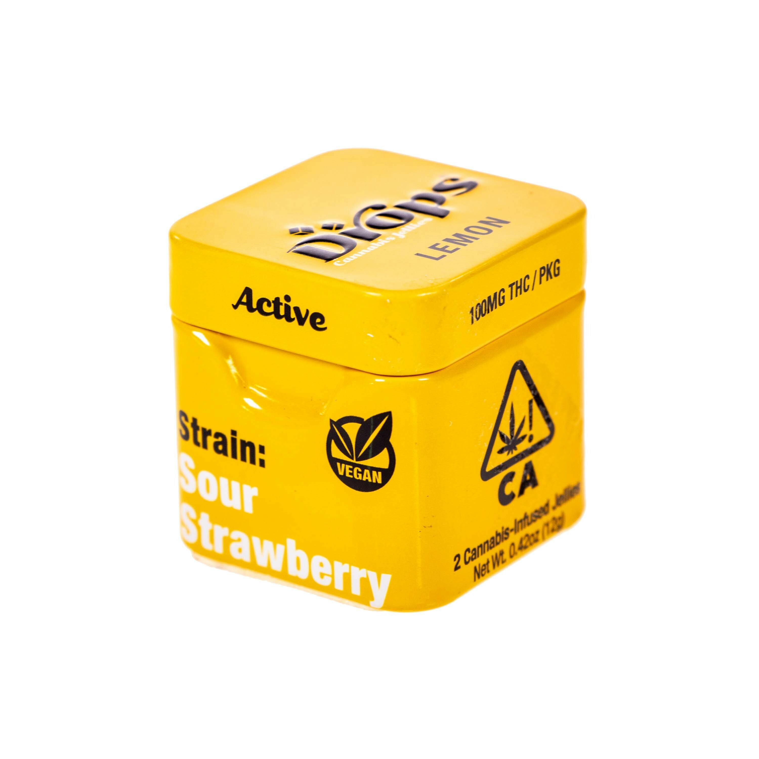 Drops — Lemon Sour Strawberry Active Jellies
