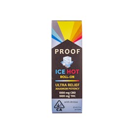 Proof | Ice Hot Roll On (1:1 CBD:THC - 2000mg Total)