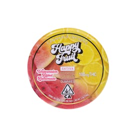 Happy Fruit | Watermelon Lifted Lemonade Live Rosin Gummies (Sativa 100mg THC)