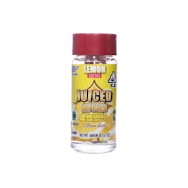 Juiced | Lemon Infused Pre-rolls (4 Pack - 4g)