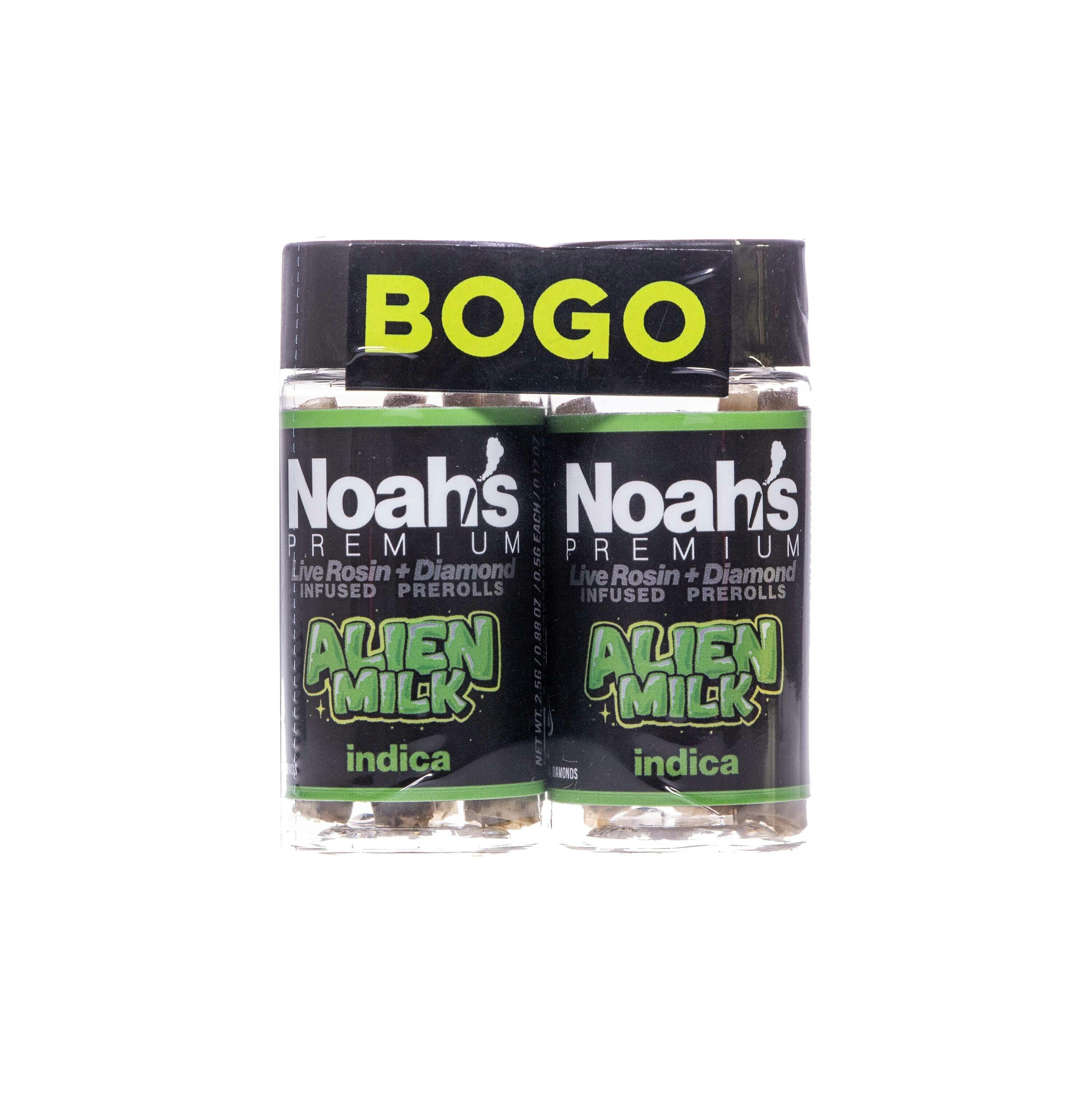 Noah's Premium | Alien Milk BOGO Infused Pre-roll Pack (5g)