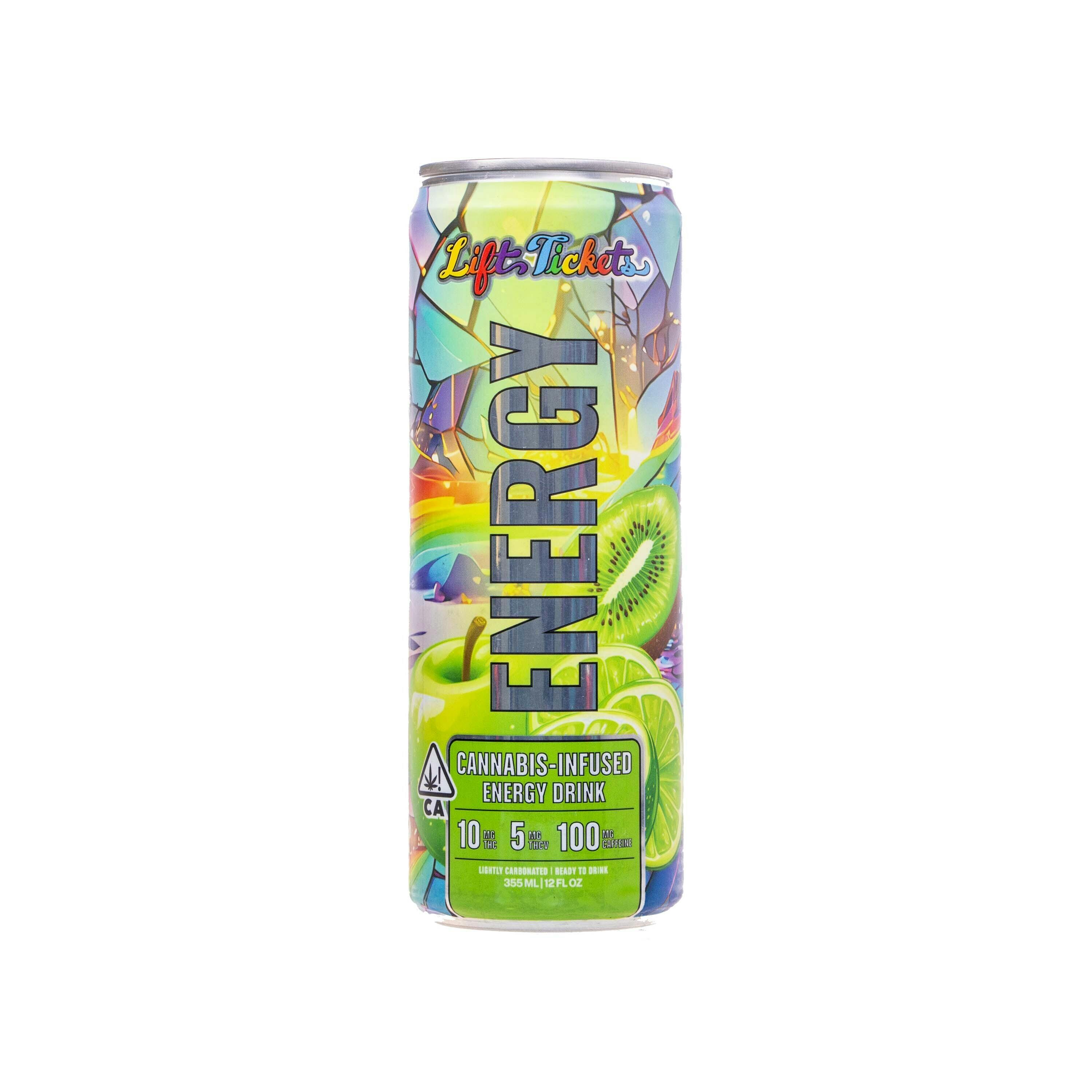 Lift Tickets | Energy Drink (12oz - 10mg THC : 5mg THCV)