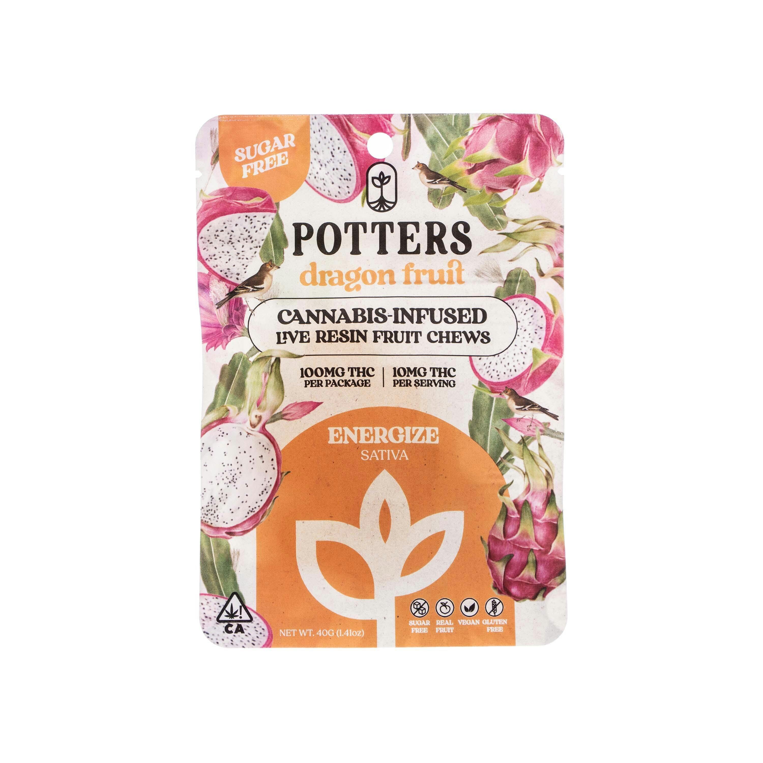 Potters: Free Dragon Fruit Live Fruit Chew