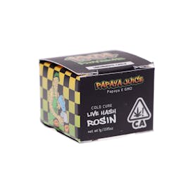 1904 | Papaya Juice Cold Cure Live Hash Rosin (1g)