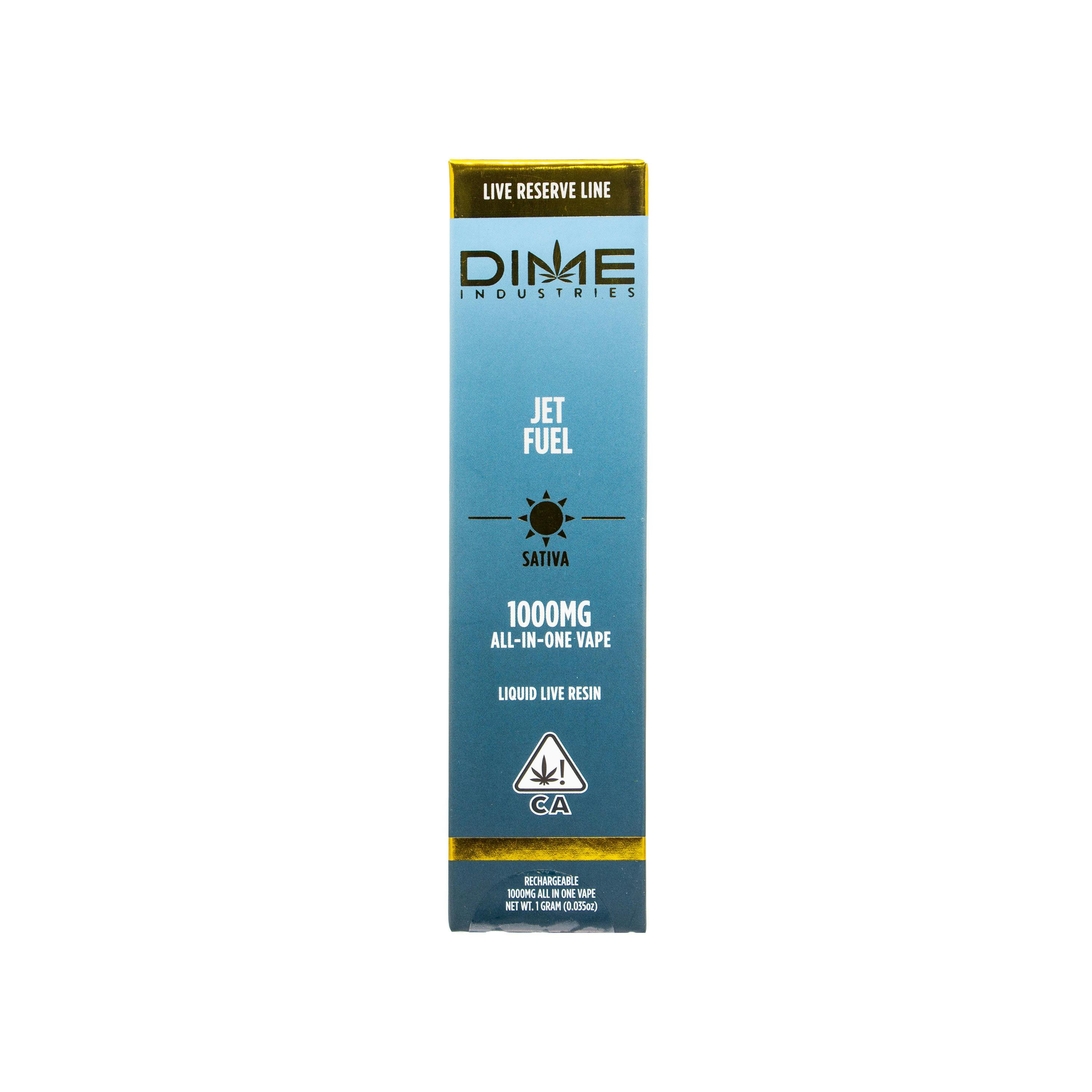 Dime Industries: Jet Fuel Live Reserve