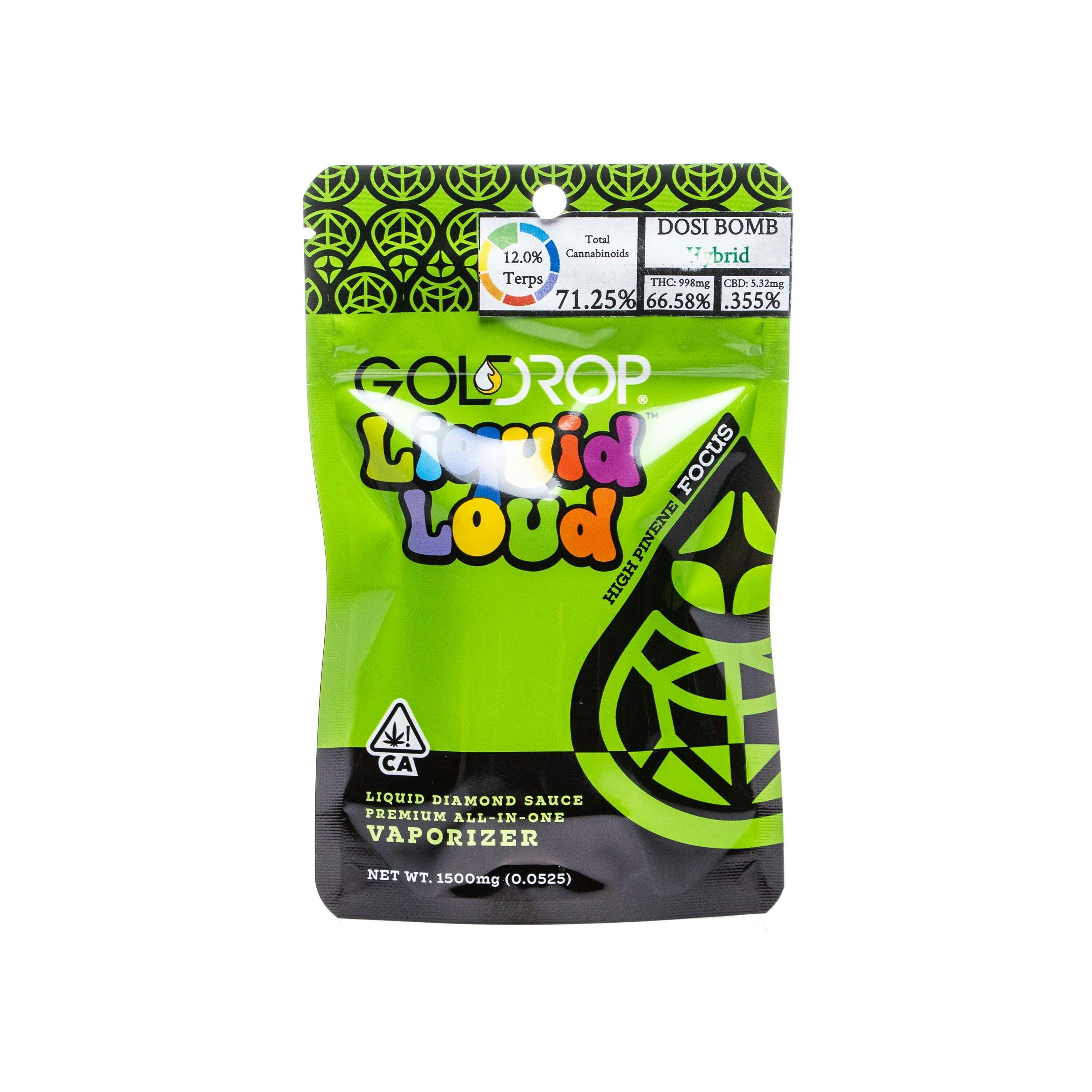 Gold Drop — Dosi Bomb Liquid Loud