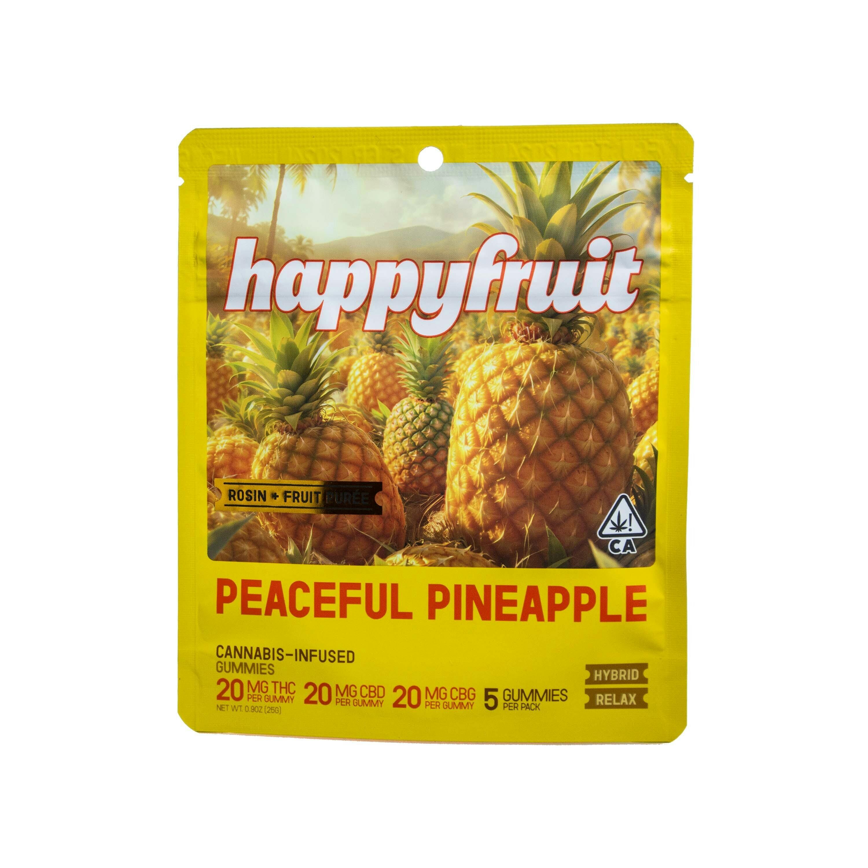 Happy Fruit — Peaceful Pineapple