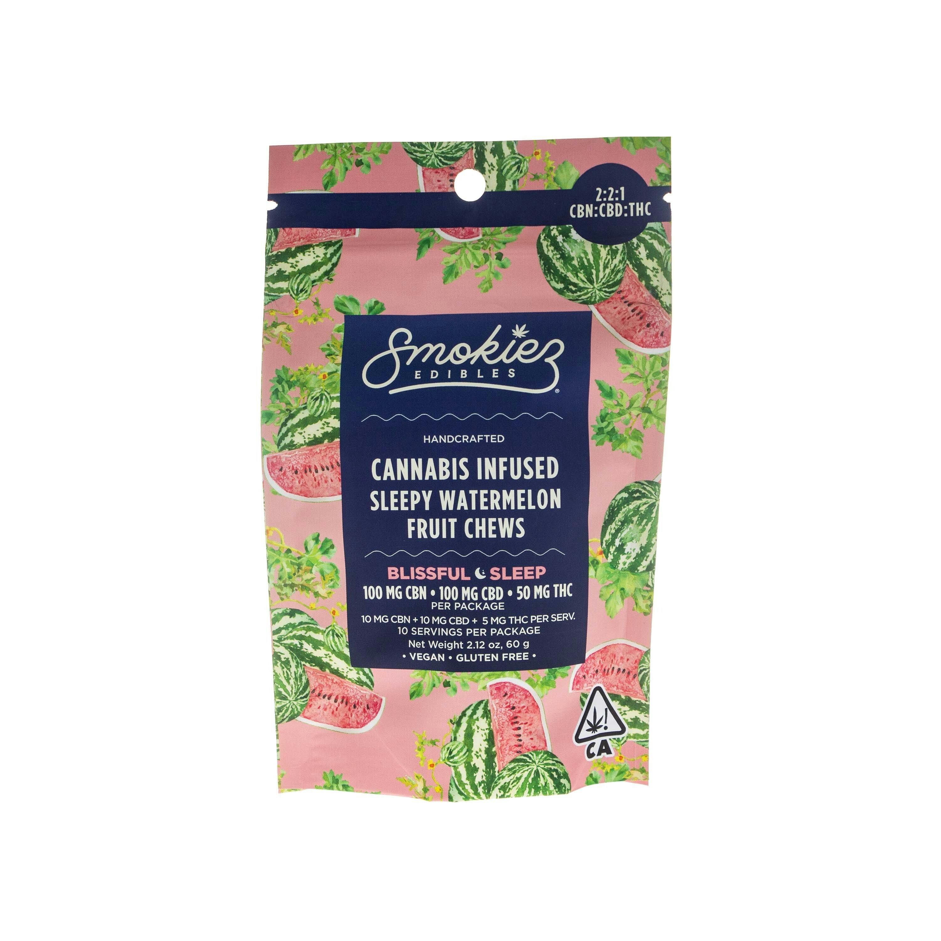 Smokiez — Sleepy Watermelon Fruit Chews