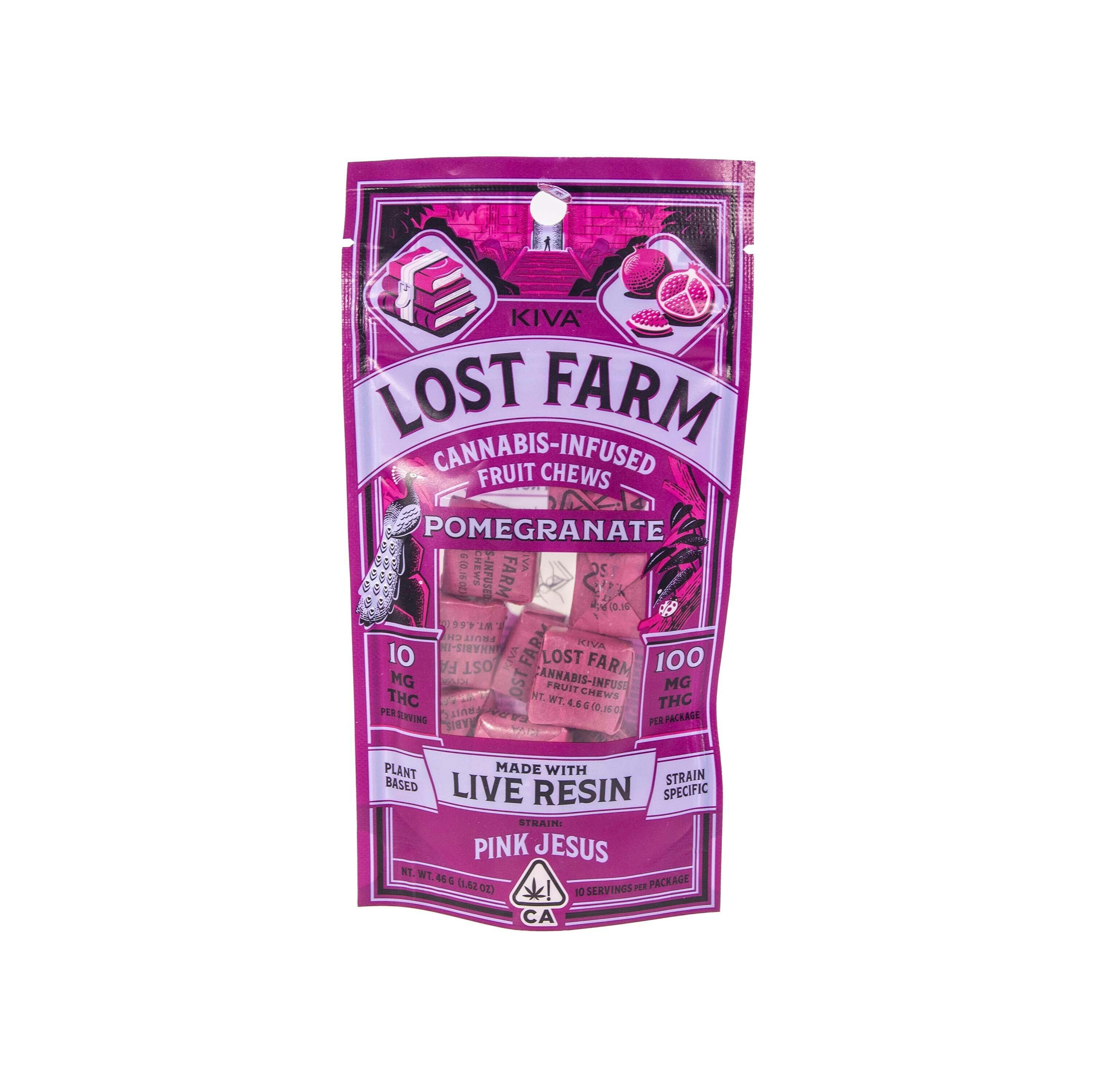 LOST FARMS: Pomegranate X Pink Jesus Fruit Chews