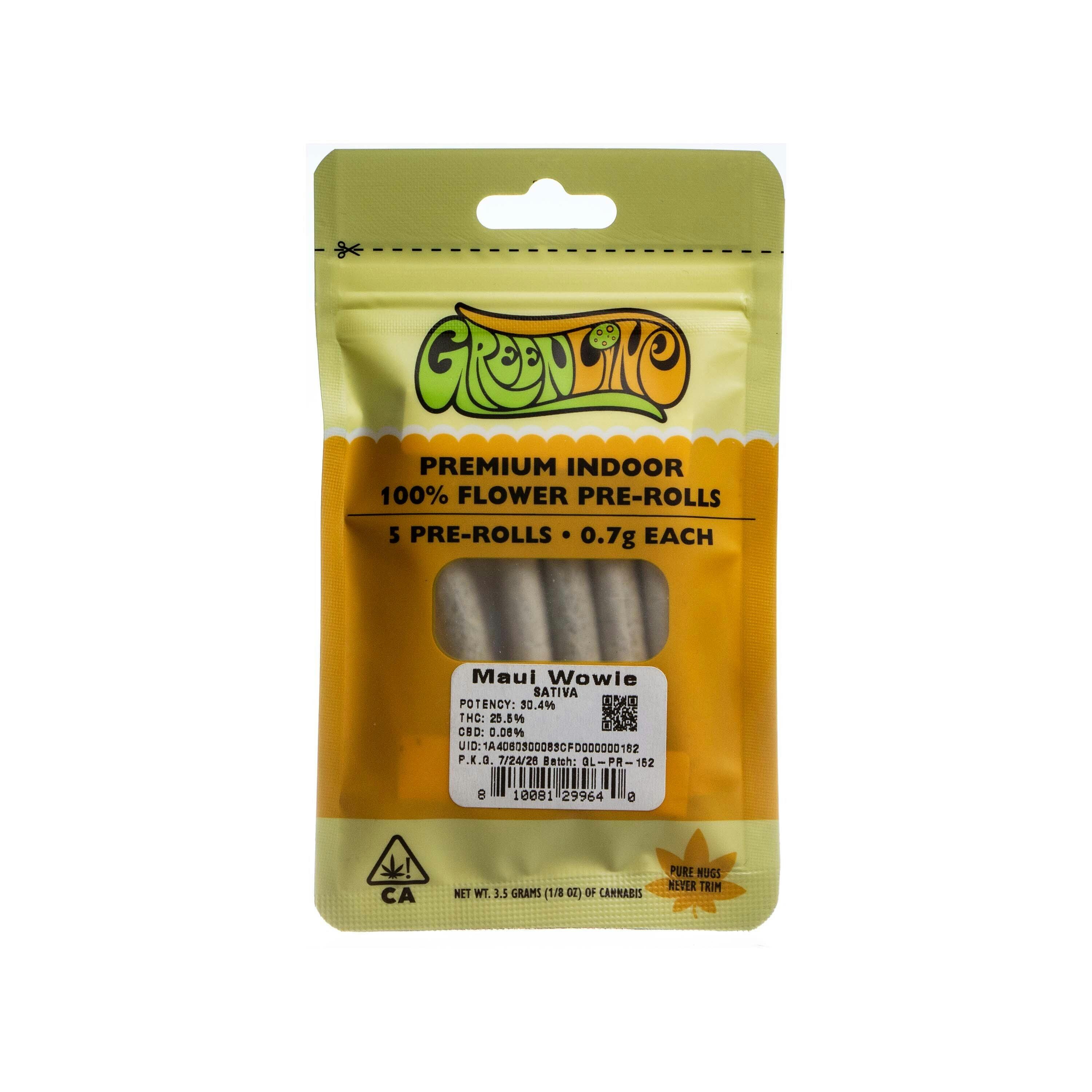 Greenline | Maui Wowie Pre-roll Pack (3.5g)