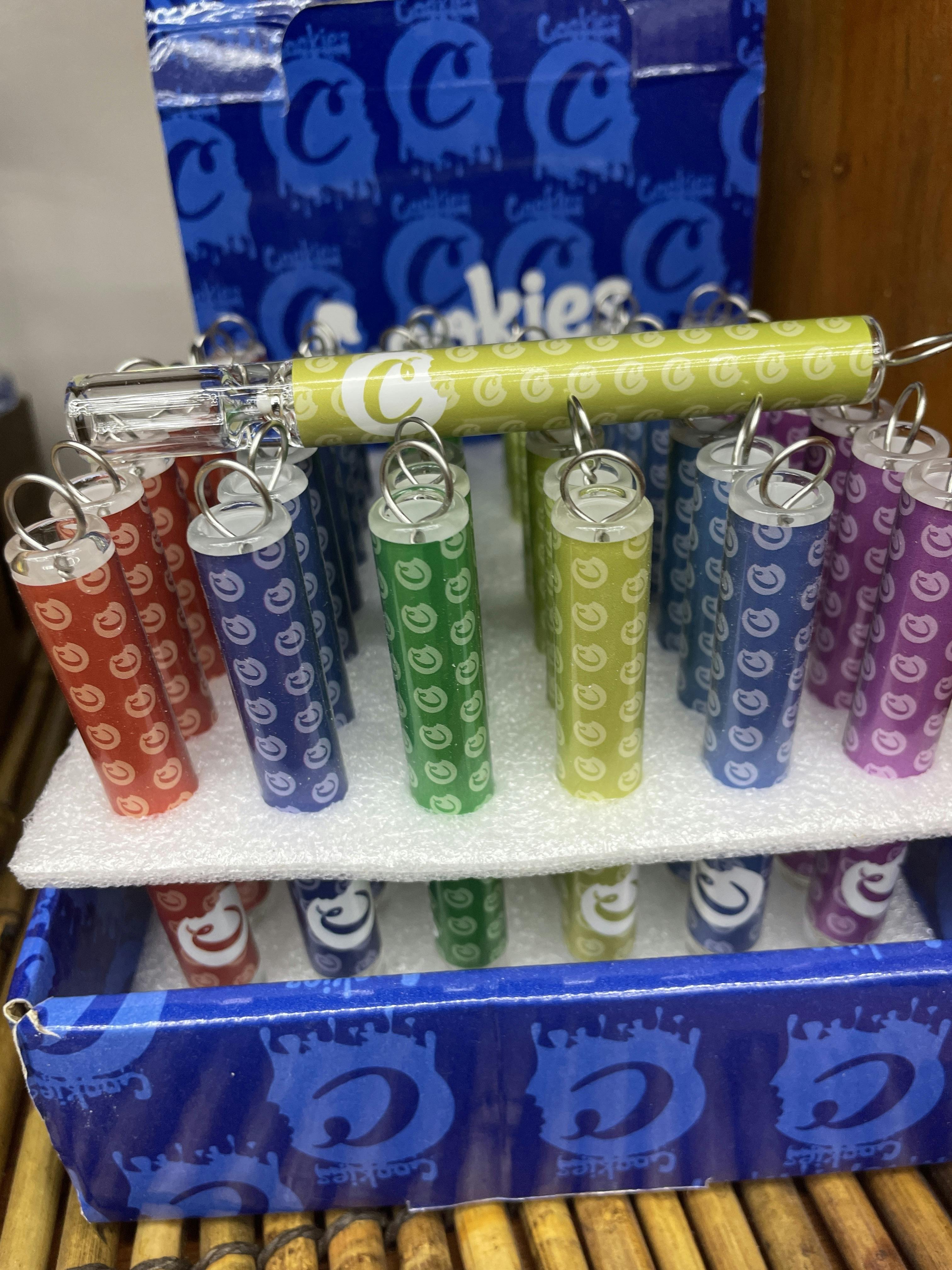 Glass Tube Pipe with pipe cleaner at Bee's Buds Dispensary Wiggins