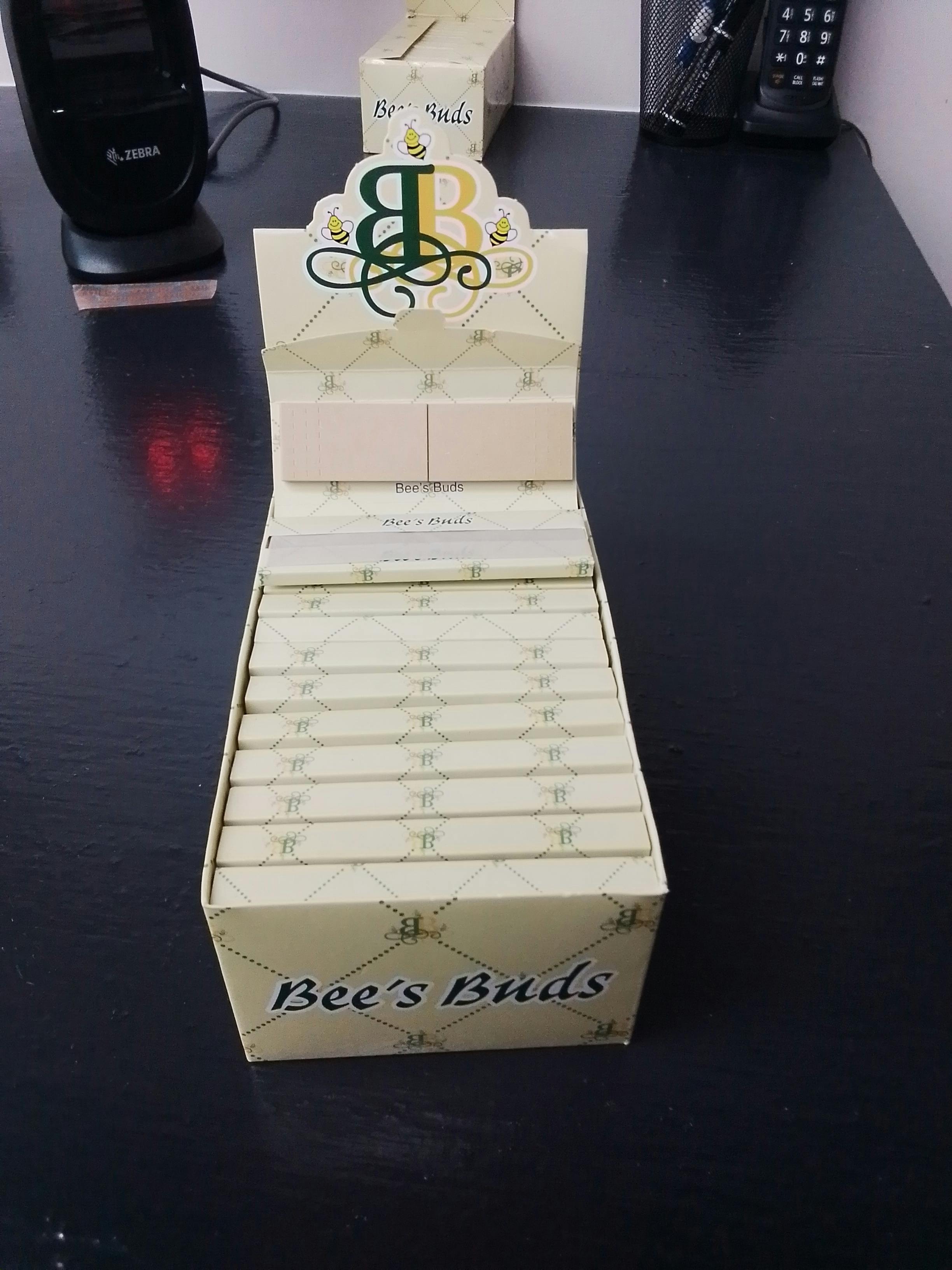 Rolling paper with Tips at Bee's Buds Dispensary Wiggins