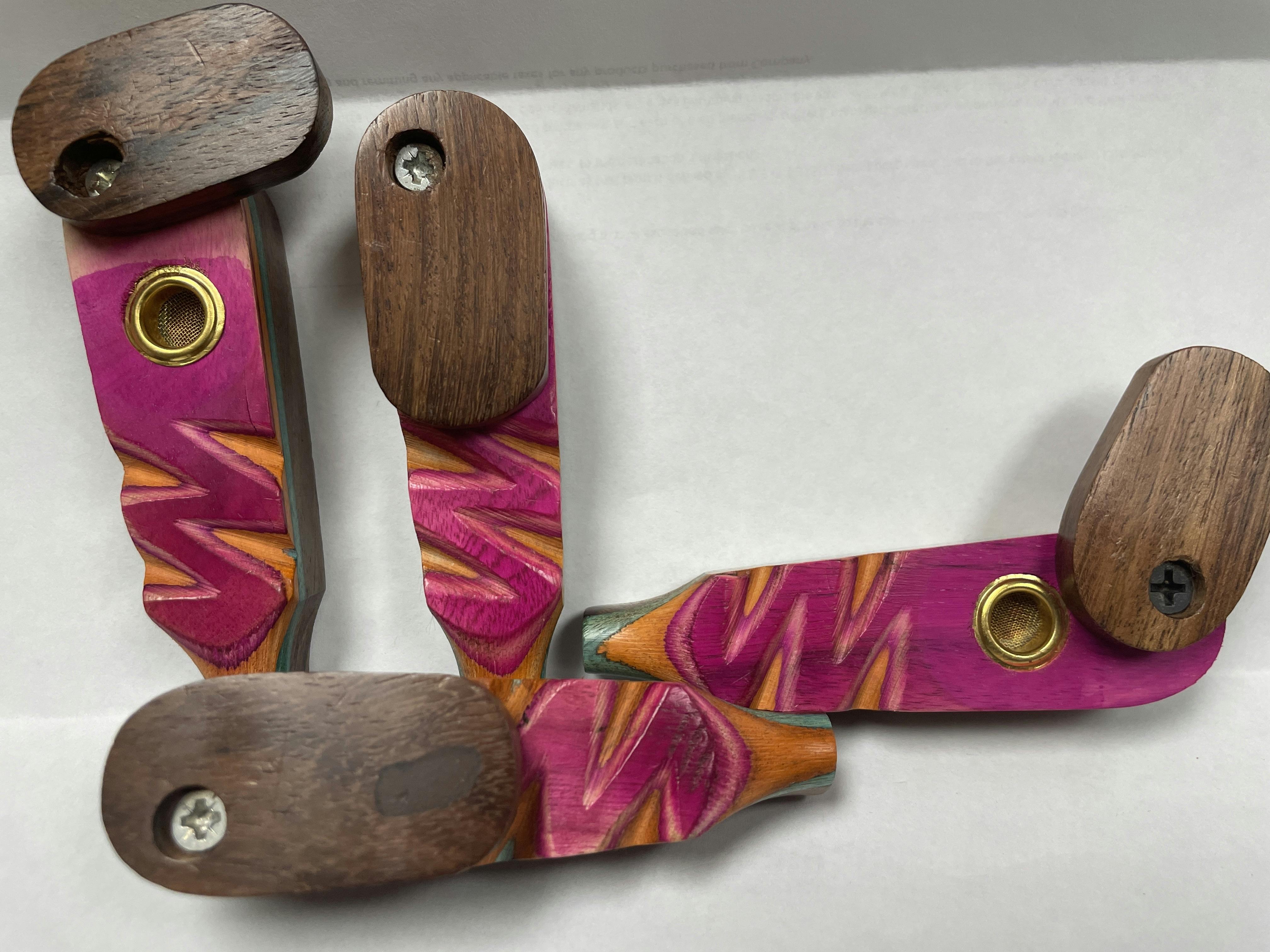 Sm Wooden Pipe w/ Cap