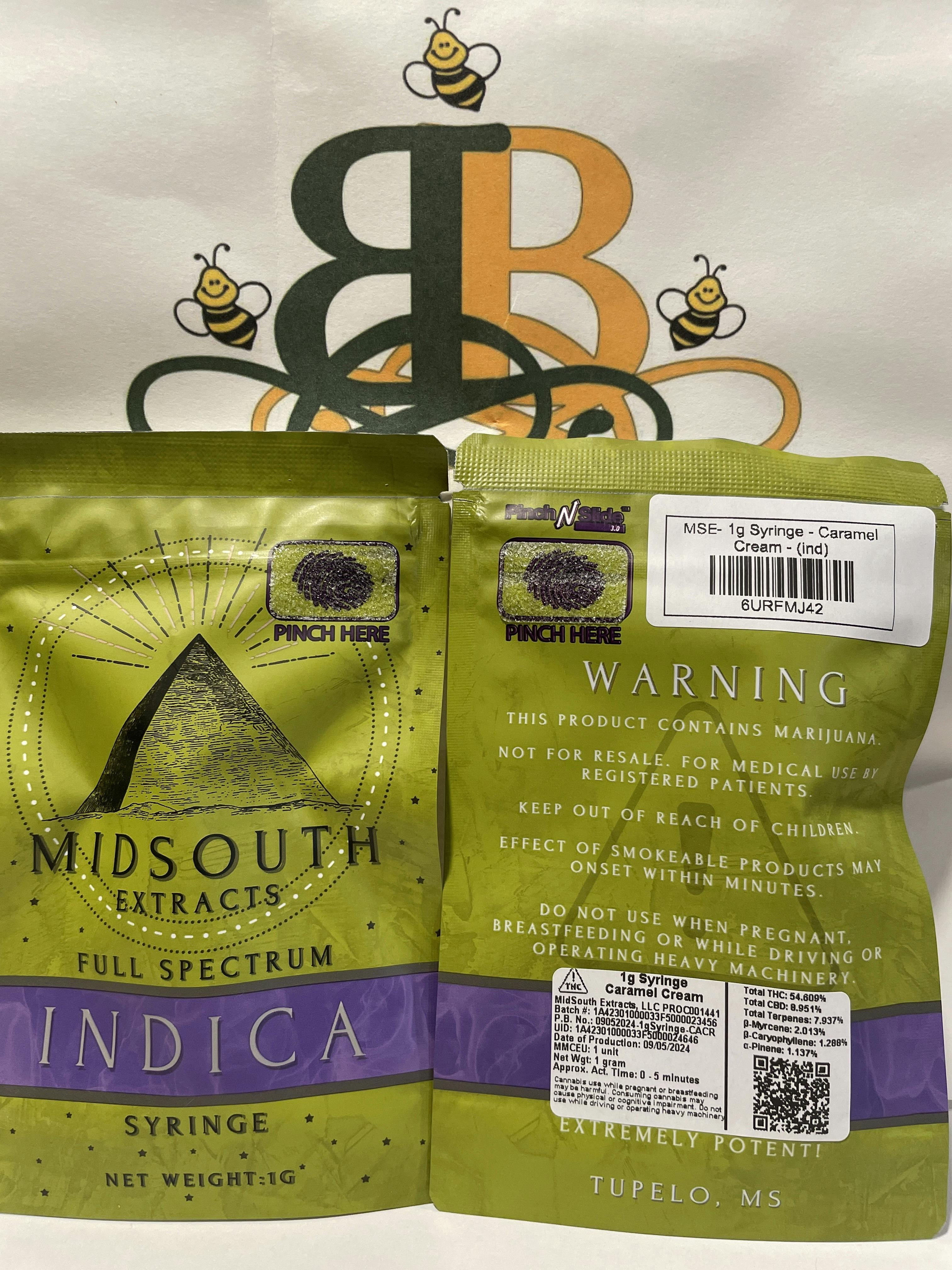 1g Full Spec Syringe - Caramel Cream at Bee's Buds Dispensary