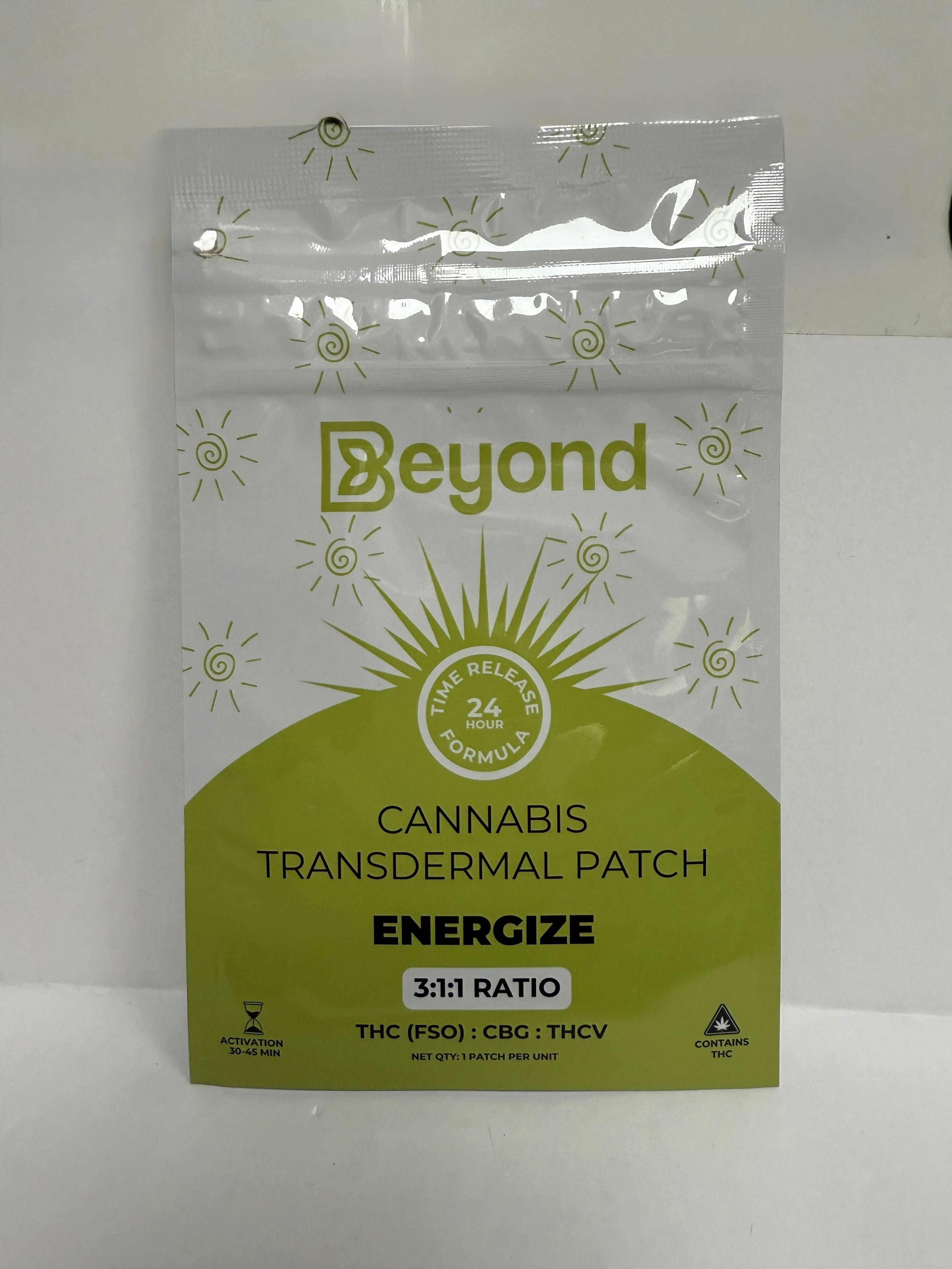 TRANSDERMAL - ENERGIZE - 30 MG - 3:1:1 - THC (FSO) : CBG : THCV at Bee's Buds Dispensary