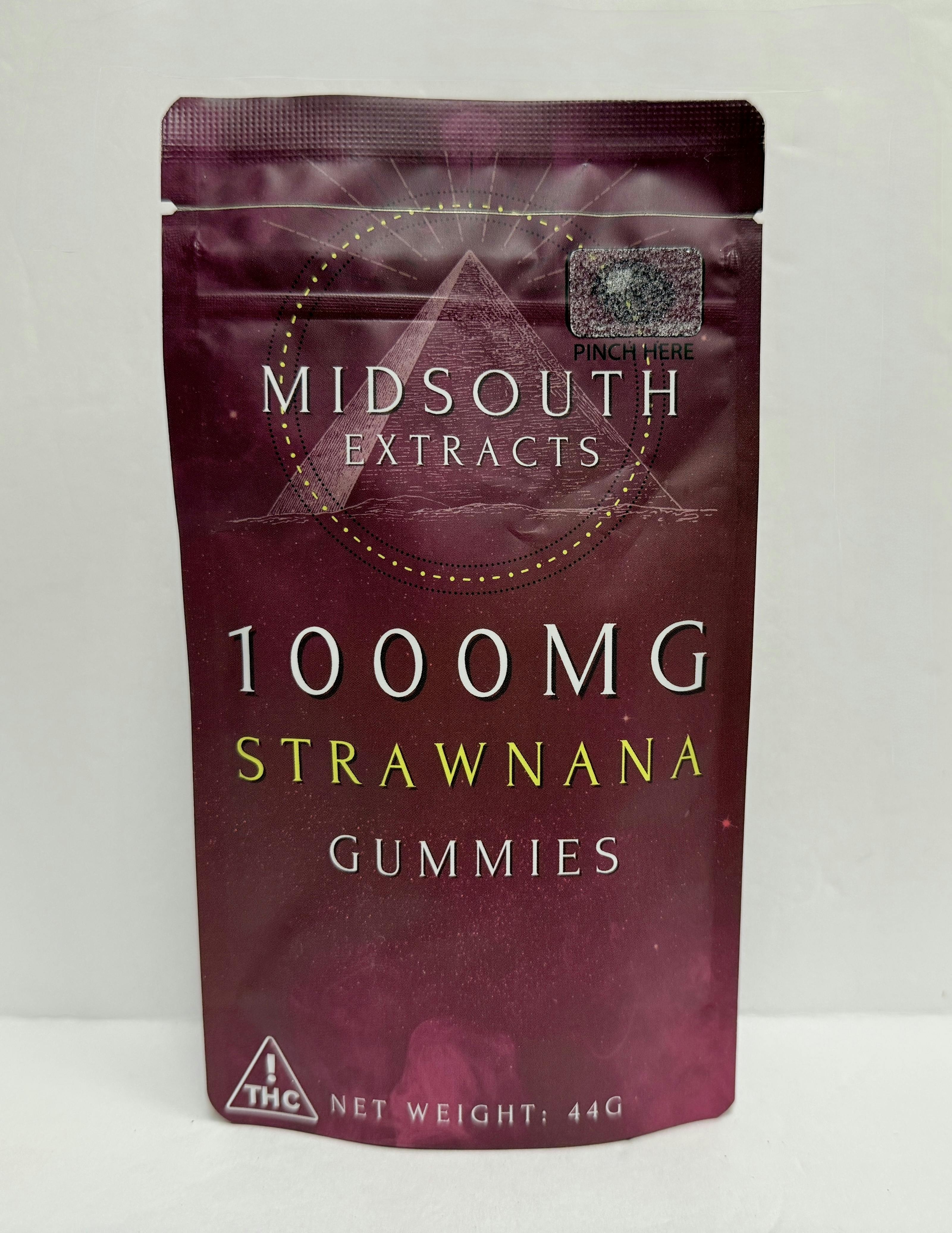 MSE - Strawnana Gummies - 1000mg/10pk