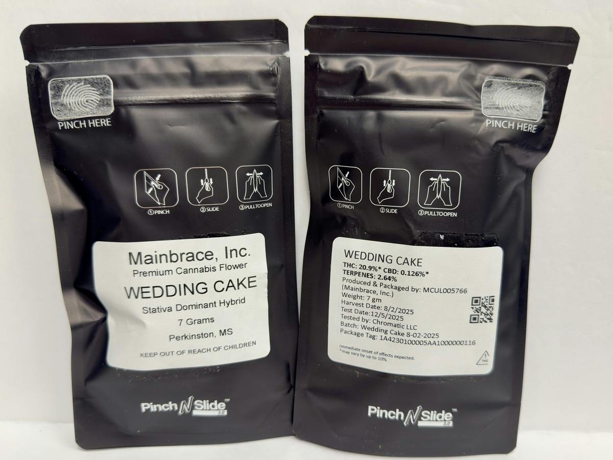 MB - Wedding Cake- 7g -20.9% - 2.6% terp (sat/hyb)