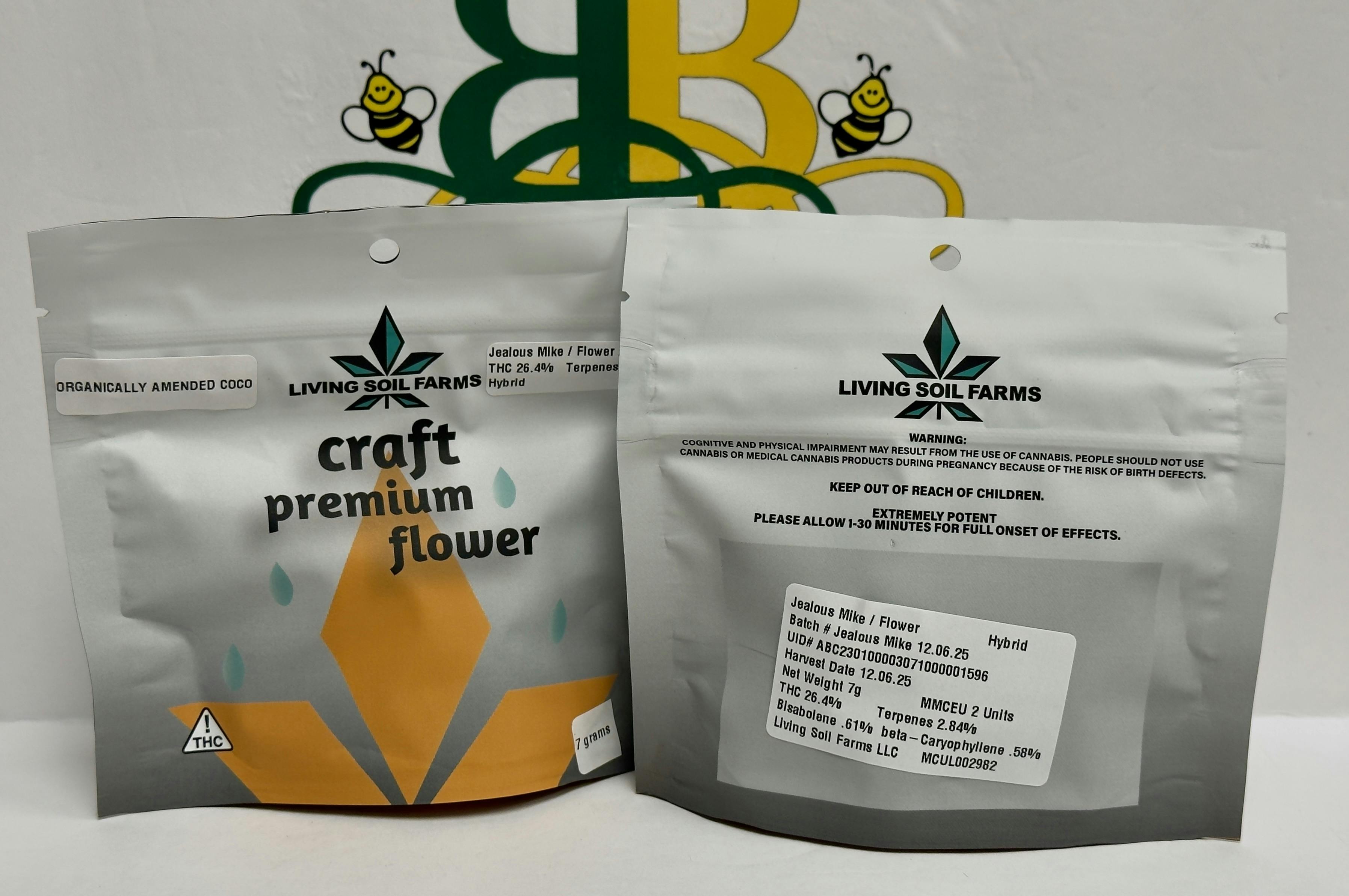 LSF- Jealous Mike 7g 26.4% - 2.8% terp (ind)