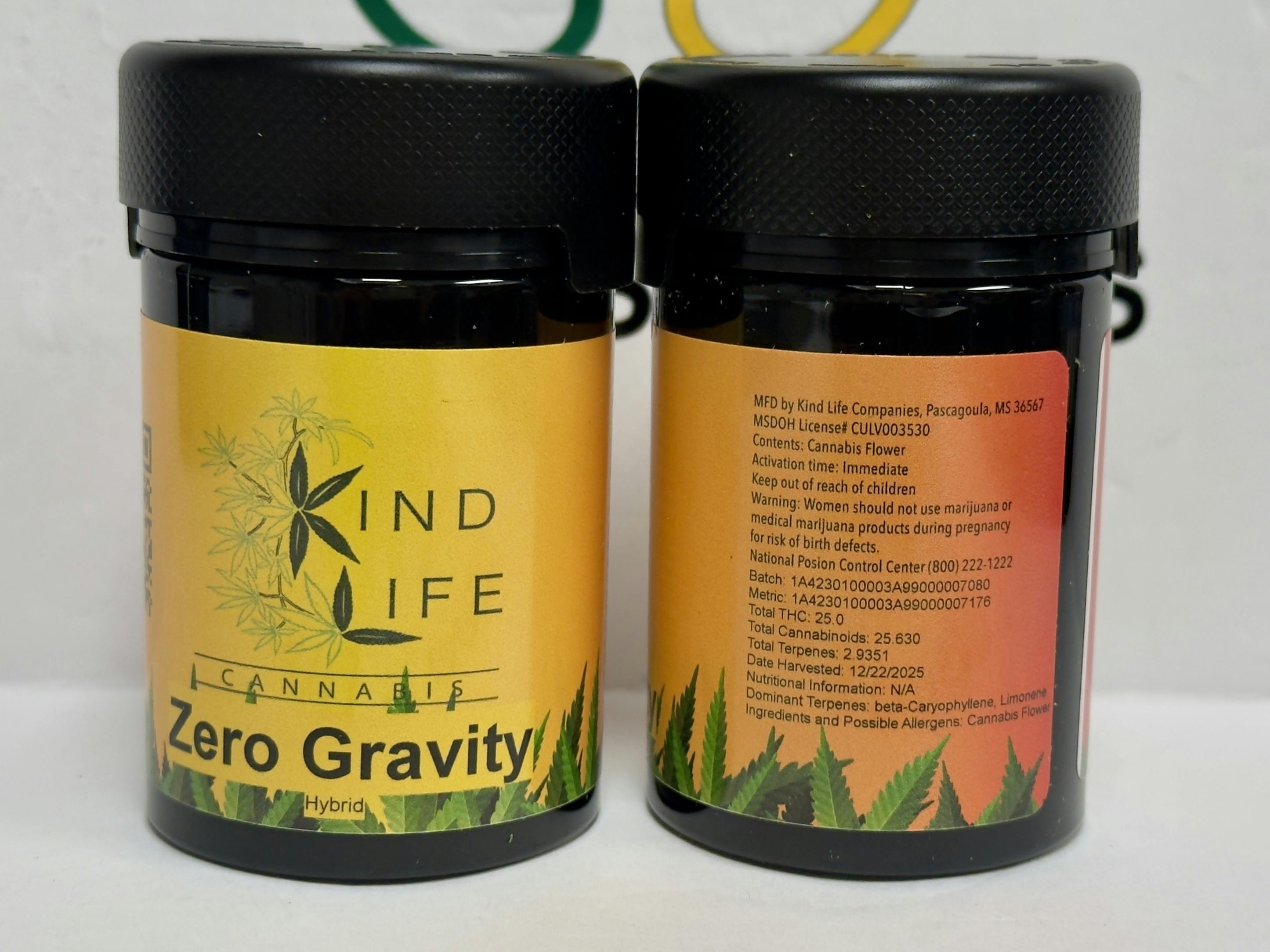 KL- Zero Gravity- 25% 2.2%terp (hyb)