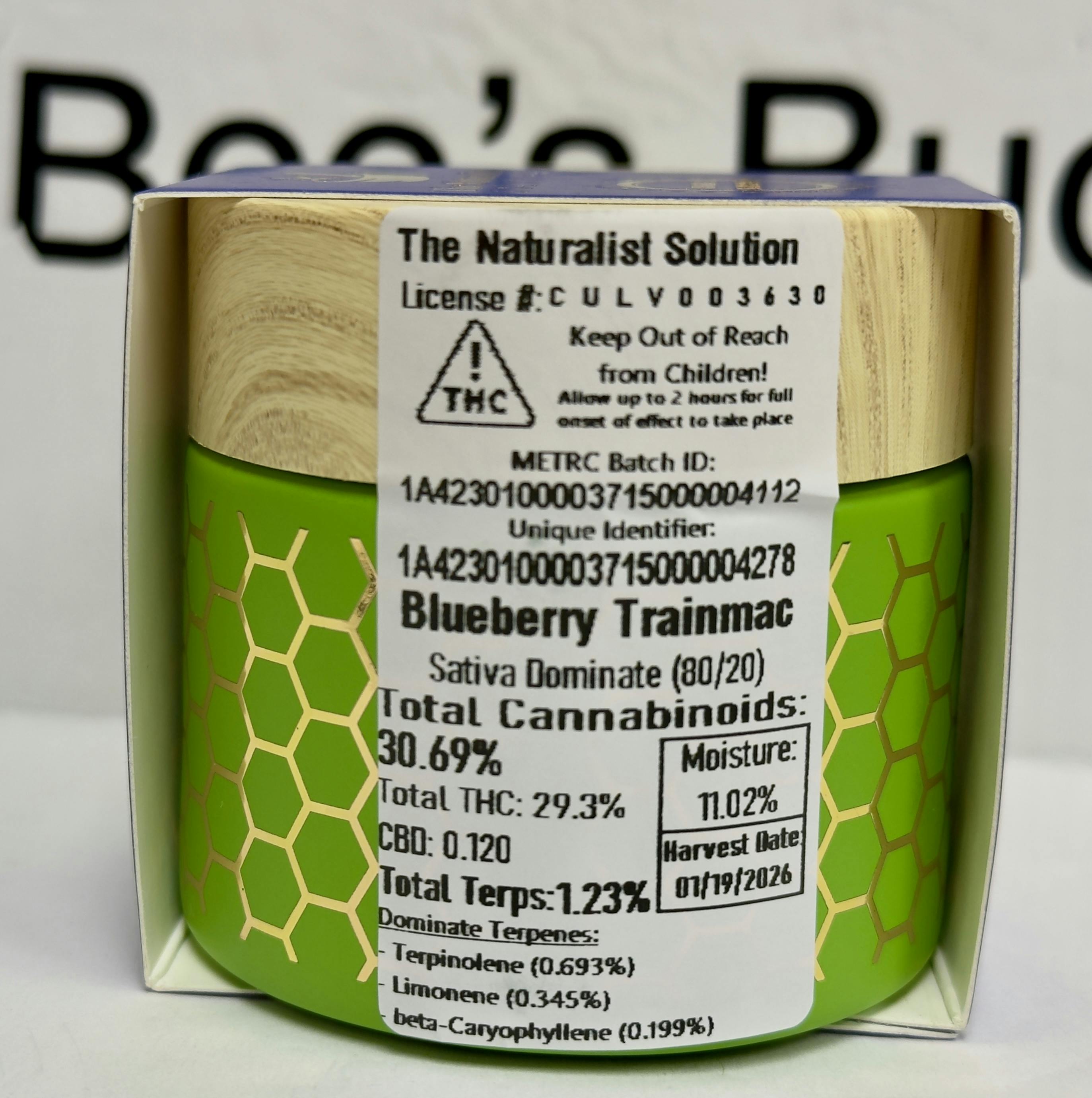 NS- Blueberry Trainmac 25% - 2.43% terp (sat/hyb)