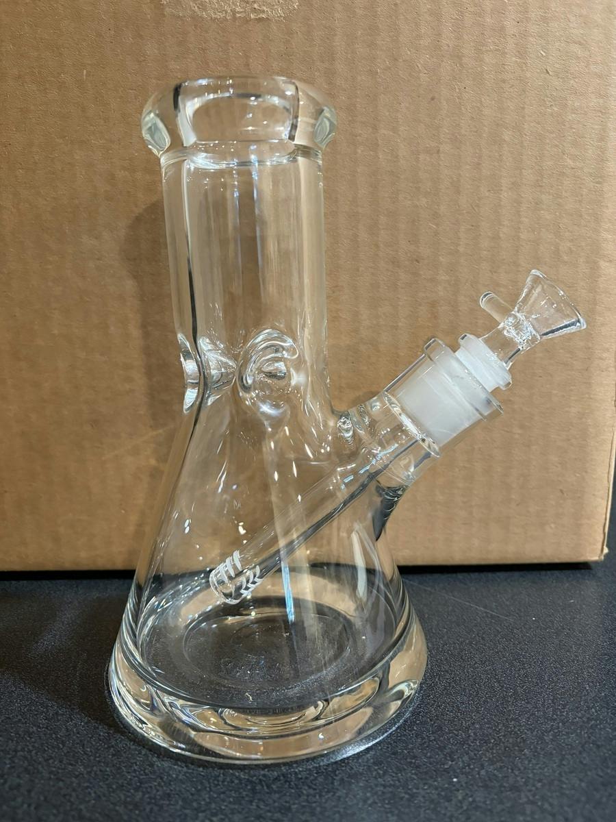 8" Clear Beaker Bong