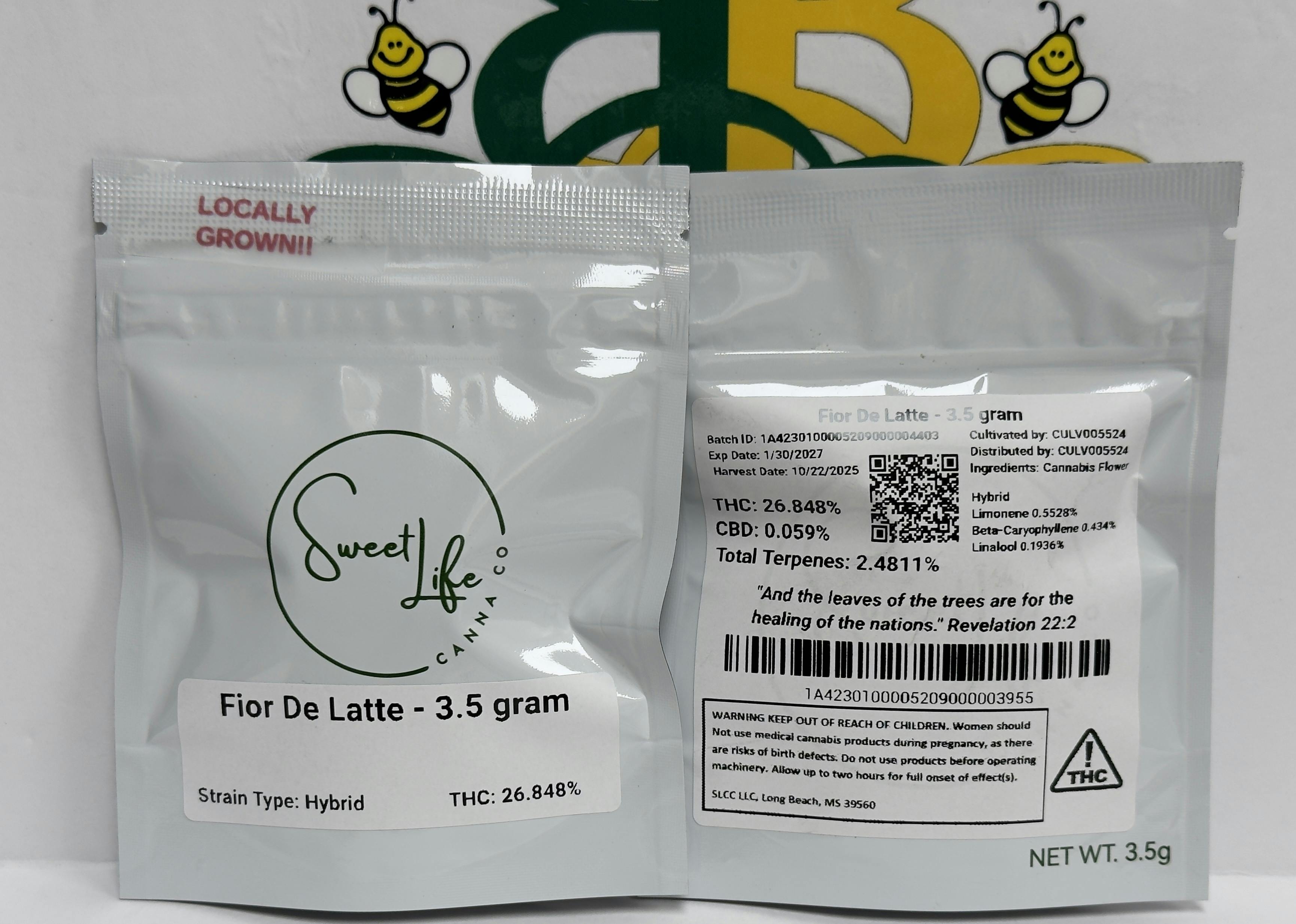 SLCC- Fior De Latte 26% 2.5%terp (ind/hyb)