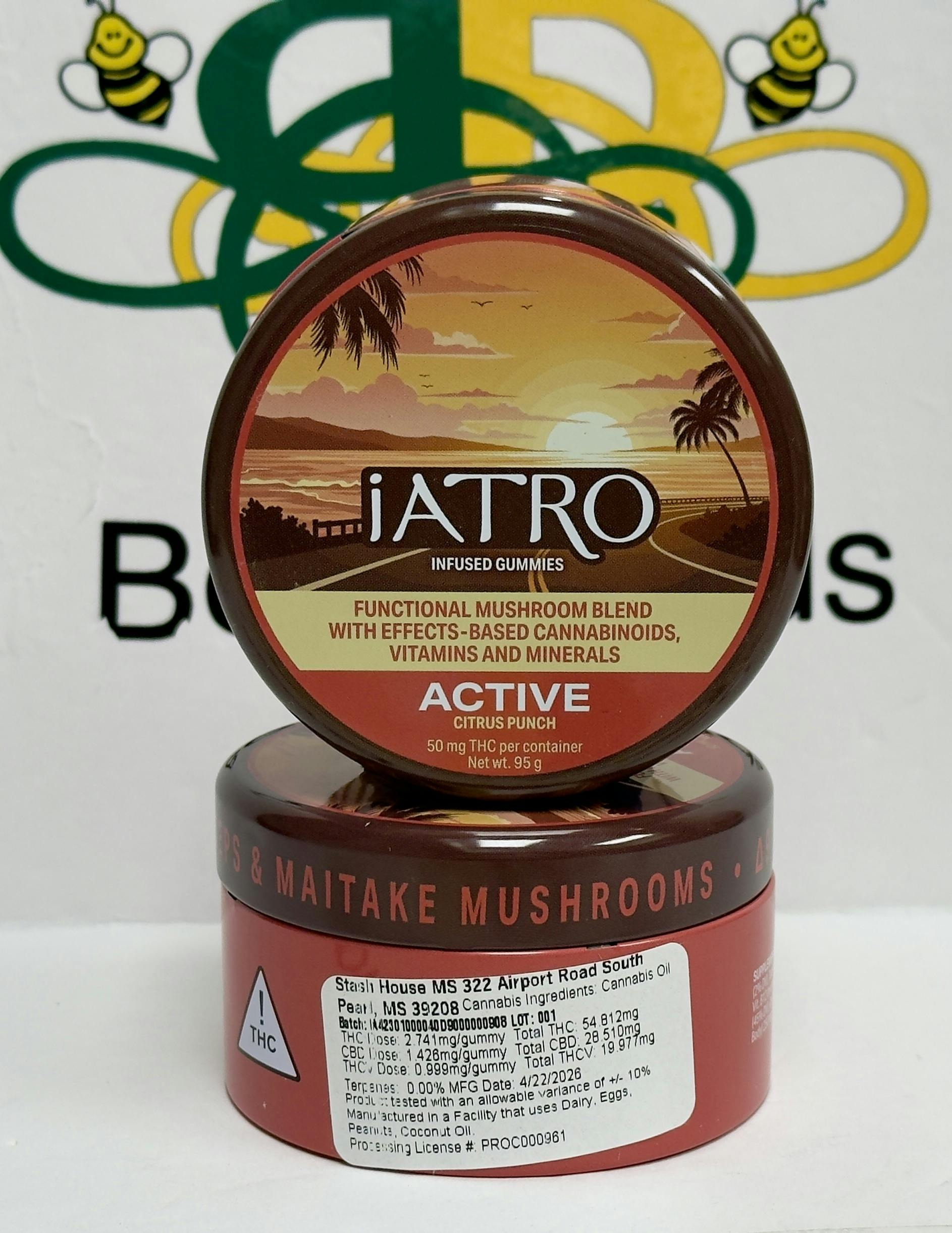 iATRO Citruc Punch Active 2:1:1 50mg 20 Pack