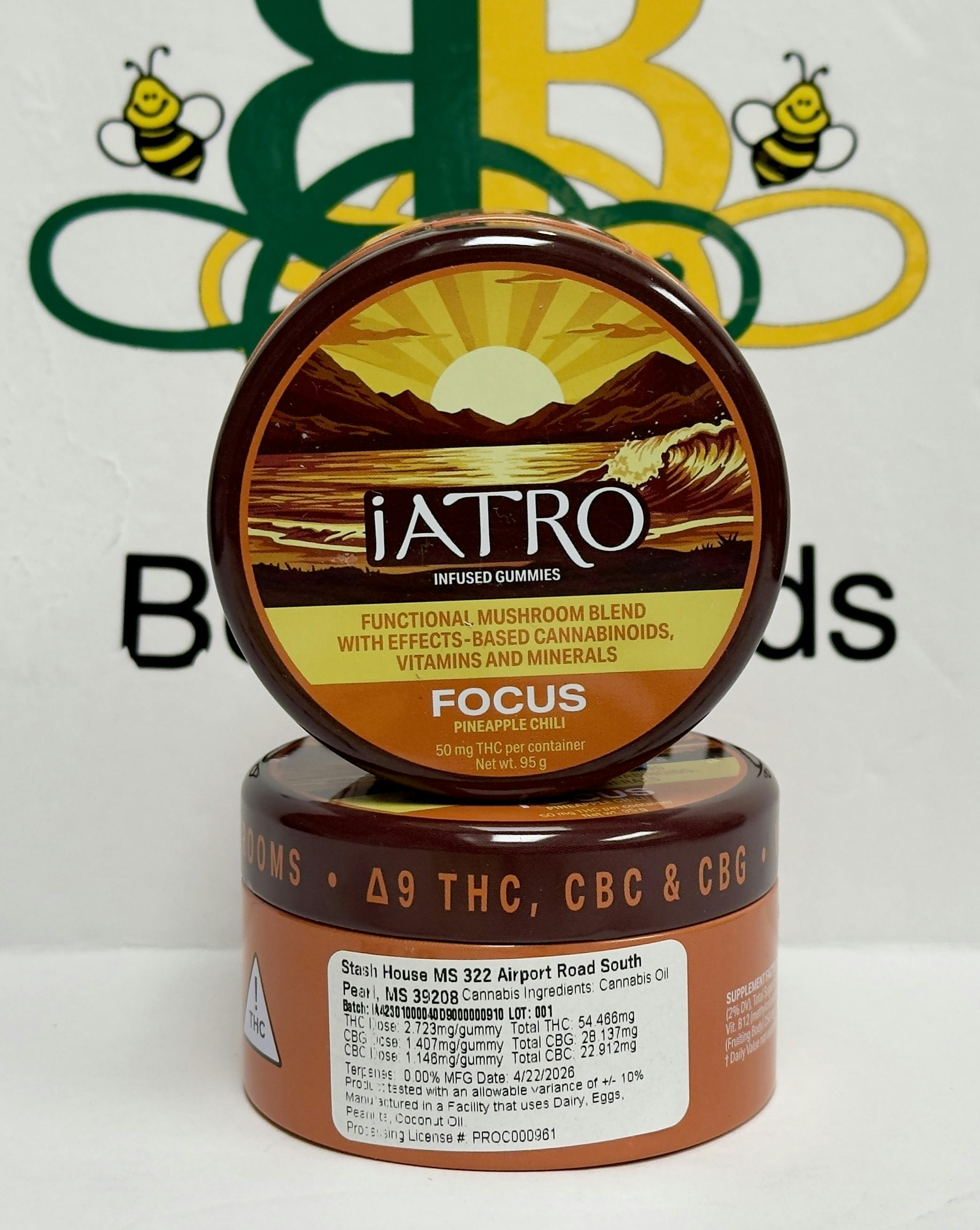 iATRO Pineapple Chili Focus 2:1:1 50mg 20 Pack