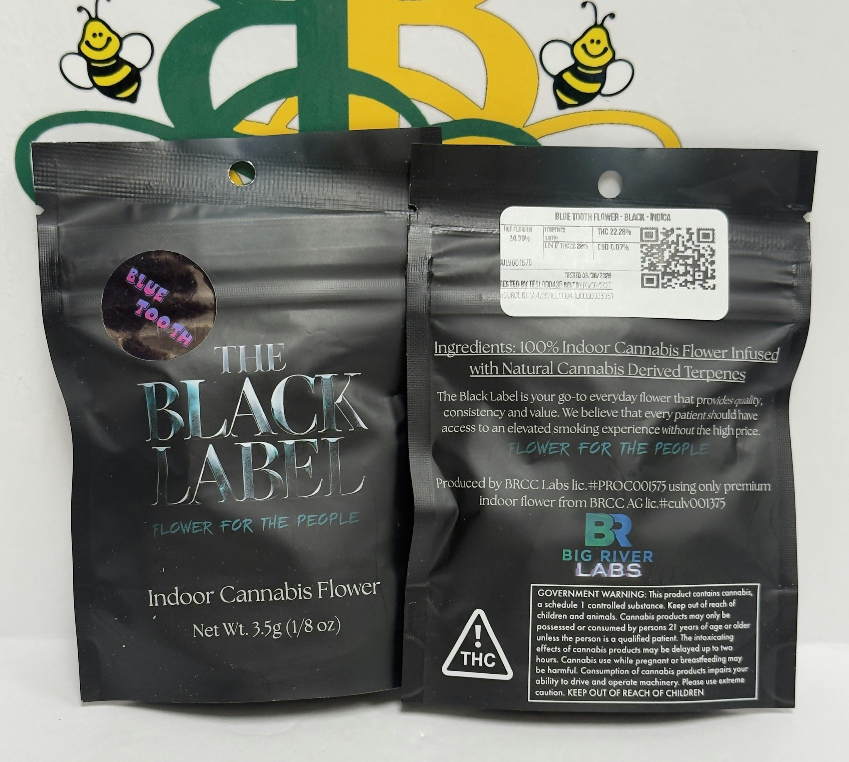 BRCC | BlueTooth 22% -1.8% terp (ind) at Bee's Buds Dispensary Saucier