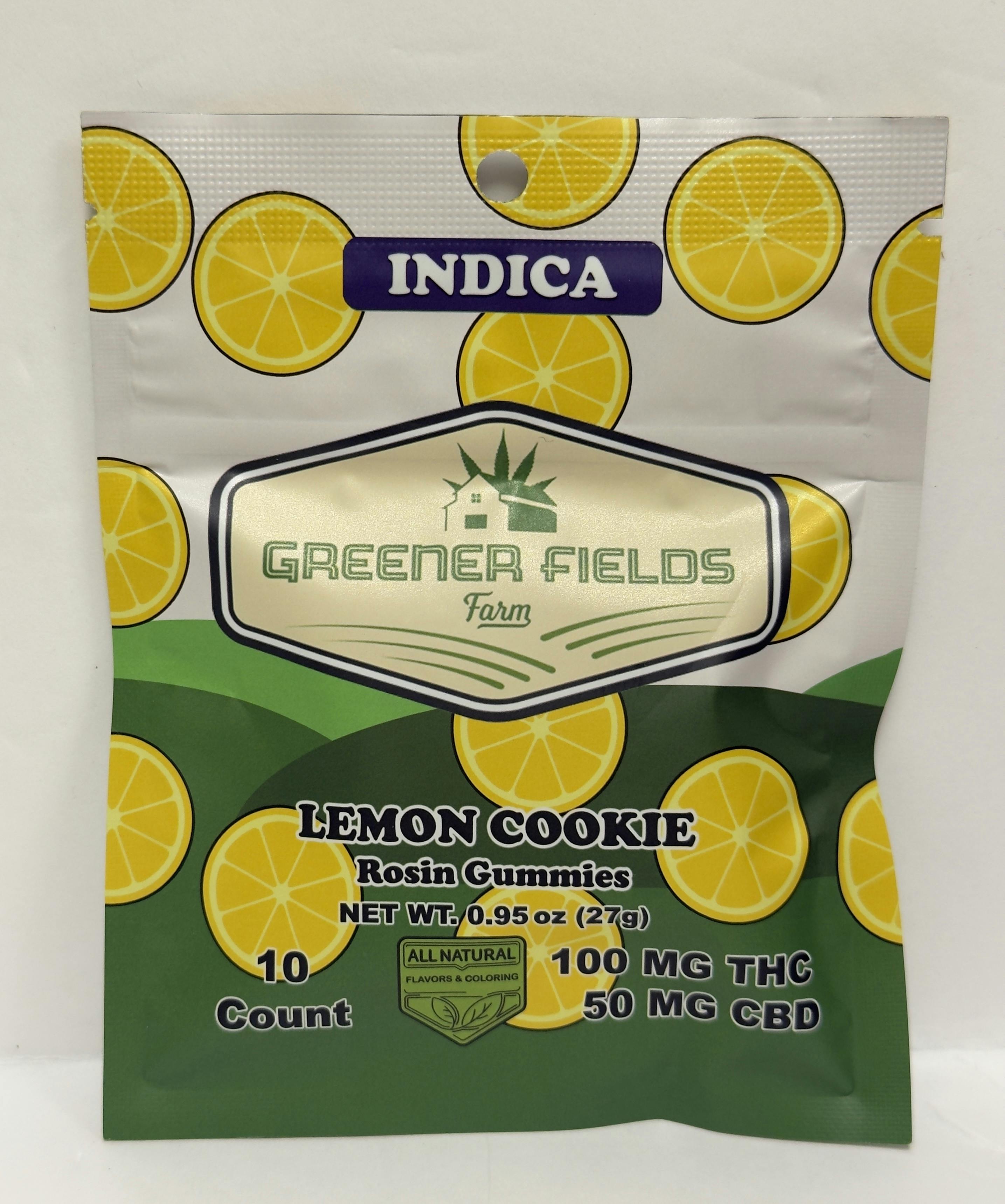 GF- Lemon Cookie Rosin Gummies (ind) at Bee's Buds Dispensary Wiggins