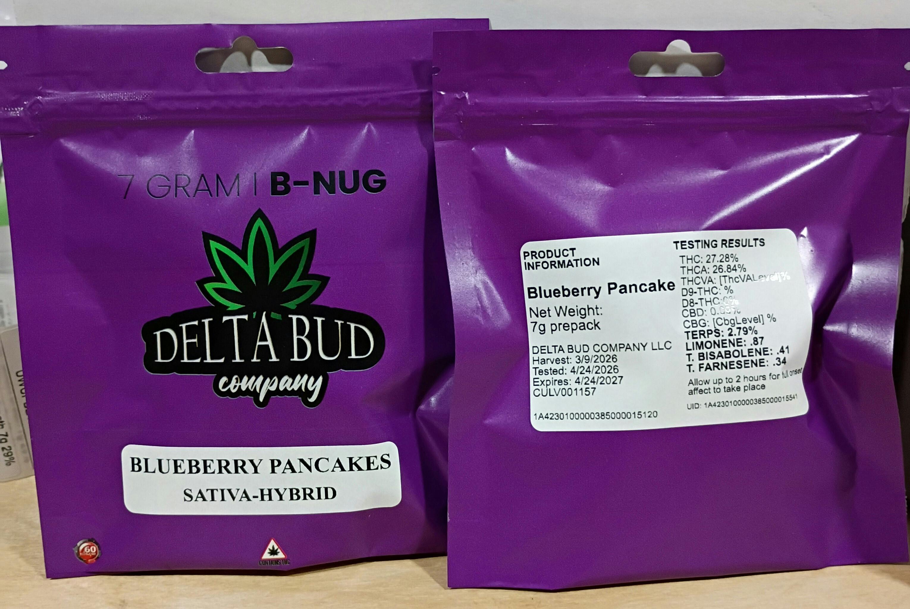 DB- Blueberry Pancake 27% -2.8% terp (sat/hyb)