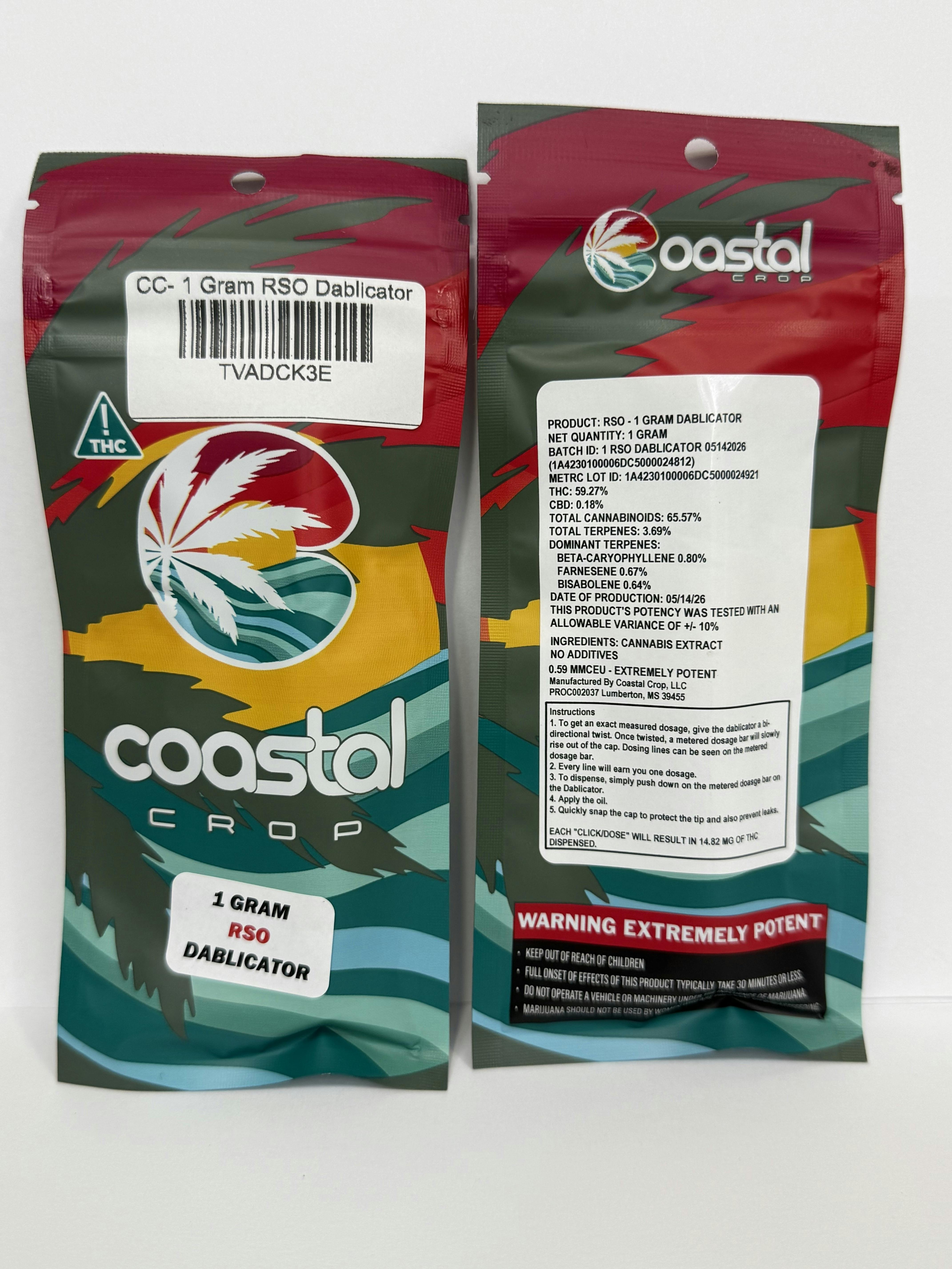 CC- 1 Gram RSO Dablicator
