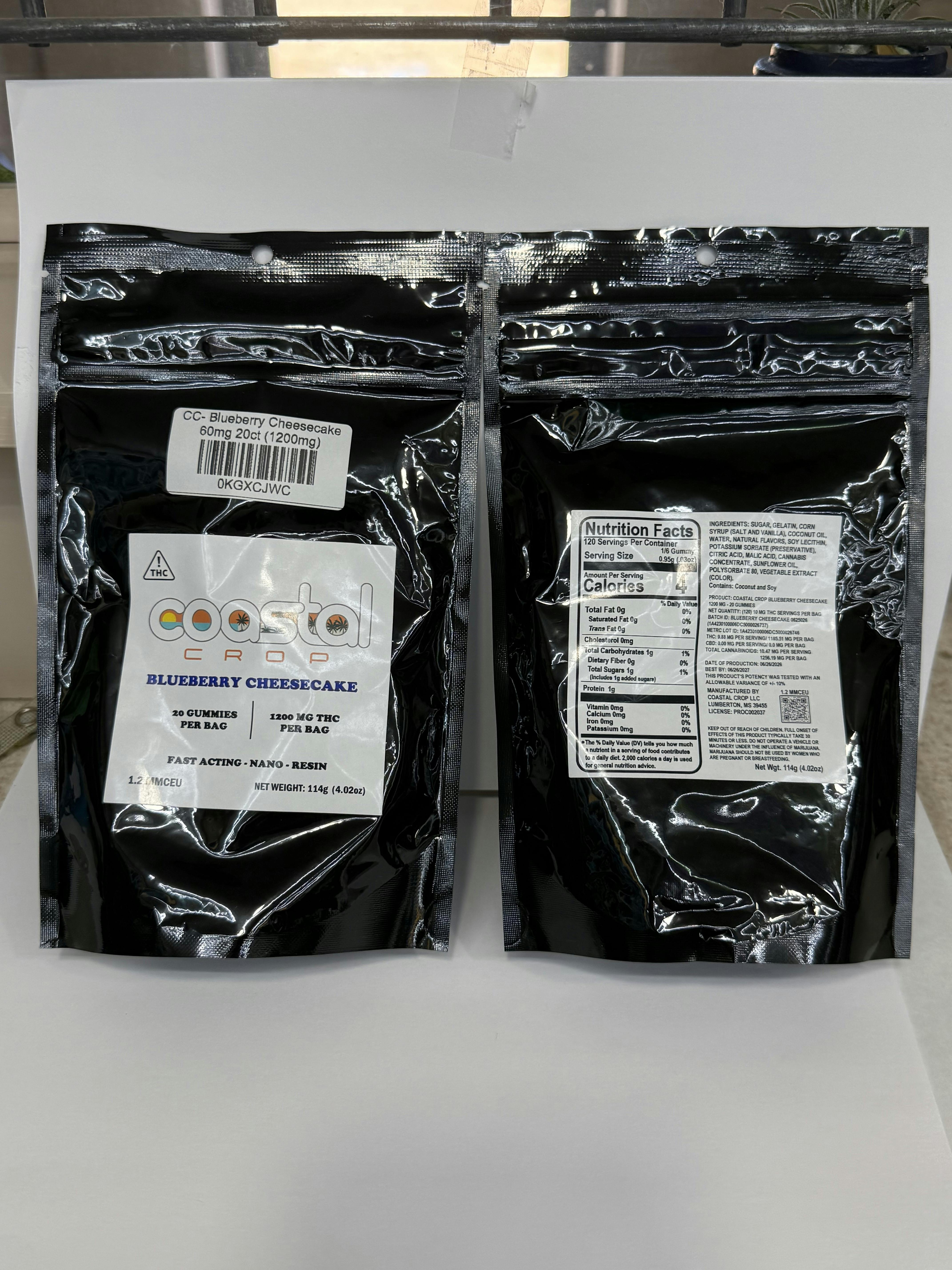 CC- Blueberry Cheesecake 60mg 20ct (1200mg)
