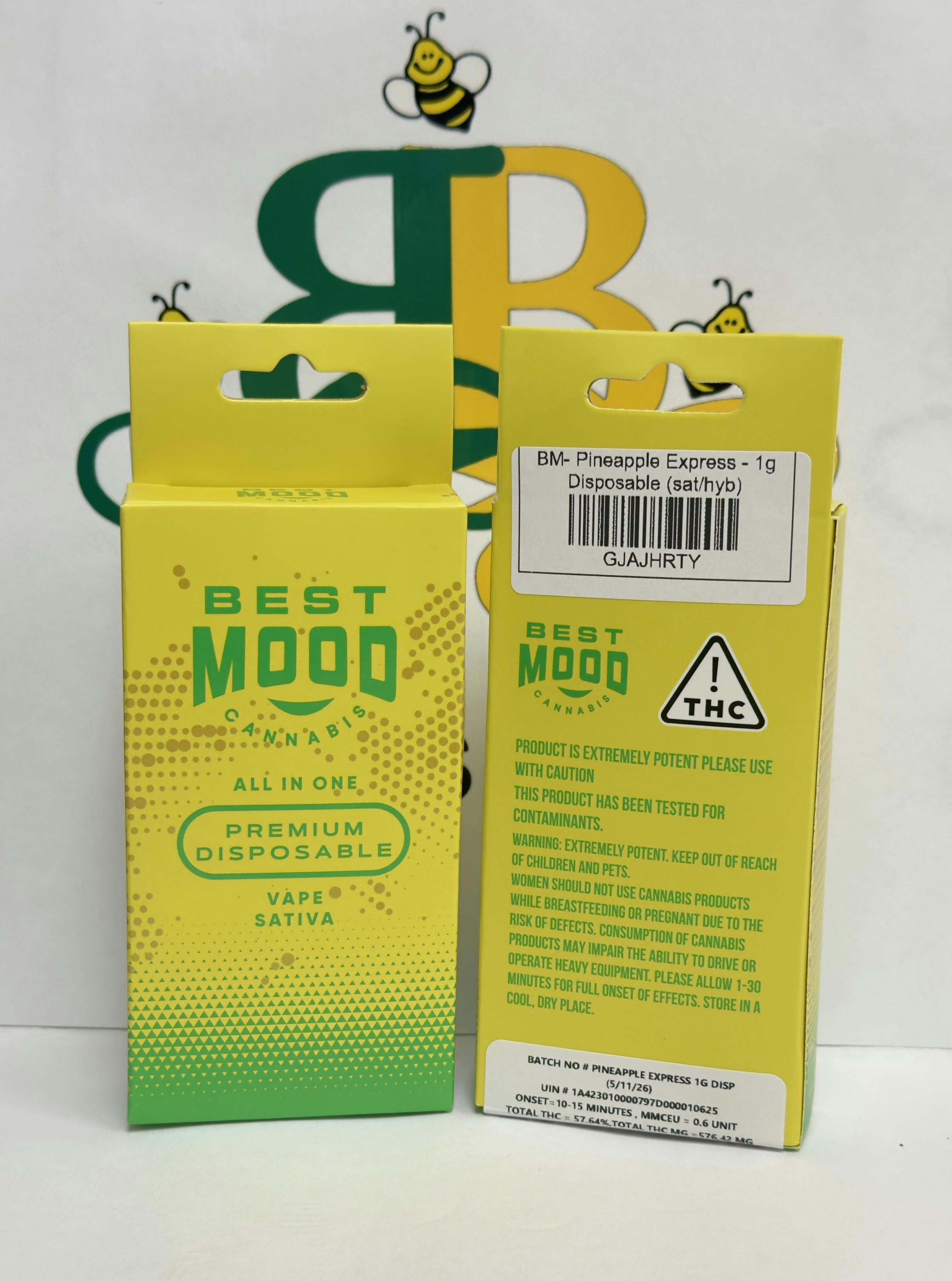 BM- Pineapple Express - 1g Disposable (sat/hyb)