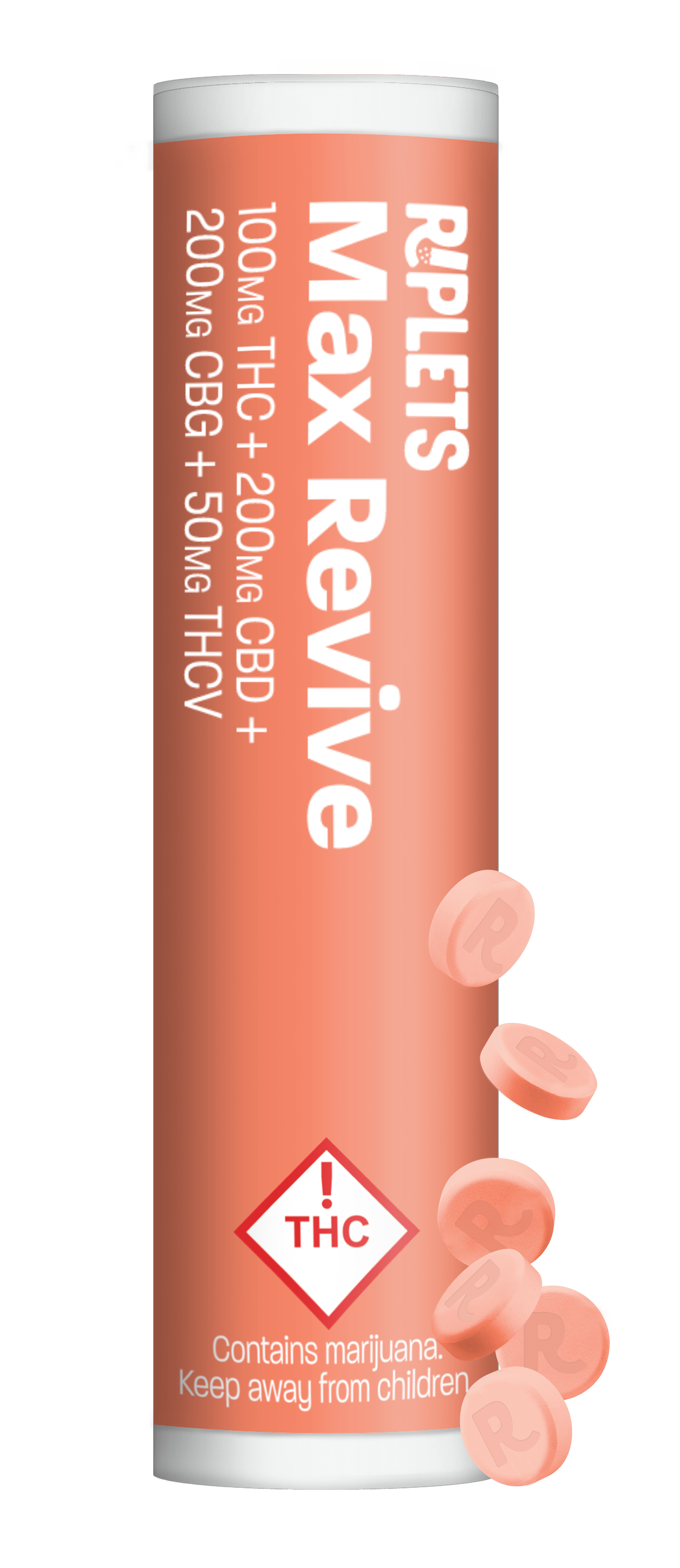 Ripple (H) Riplets Revive MAX Tablets 100mgTHC/200mgCBG/200mgCBD/50mgTHCv