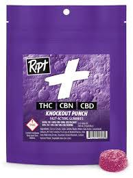 Ript (I) THC/CBN/CBD Knockout Punch Gummies