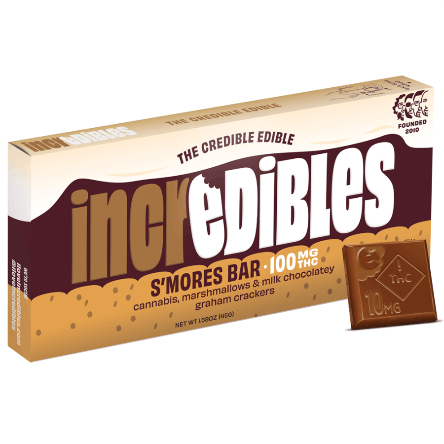 Incredibles Smores Bar 10pc 100mg