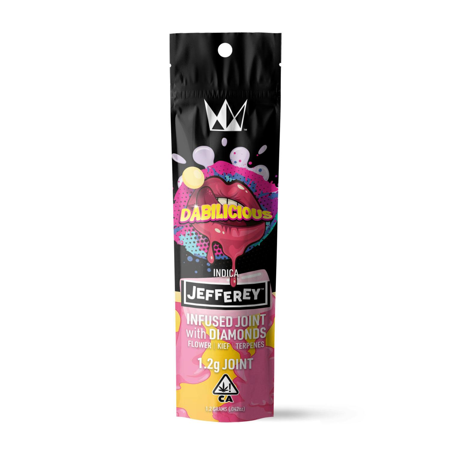 KB - WEST COAST CURE - INFUSED PREROLL - DABILICIOUS - 1.2G