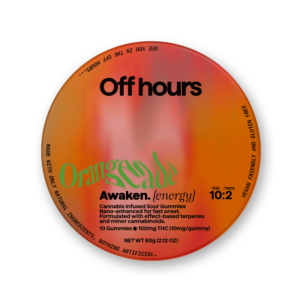 AWAKEN ORANGEADE GUMMY 100MG 20MGTHCV
