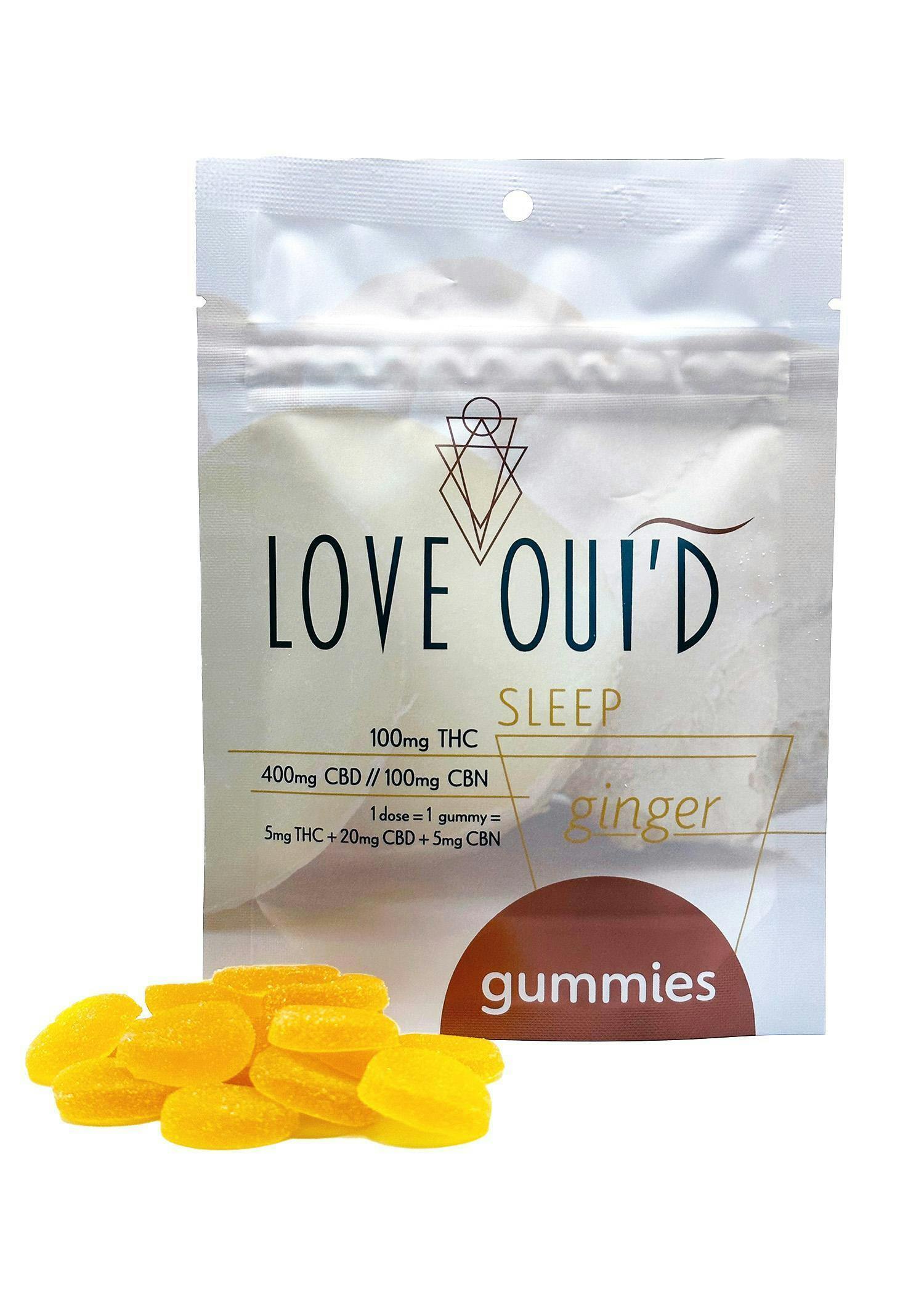 SLEEPY GINGER GUMMIES - 100MG 20CT