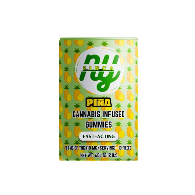 PIÑA (PINEAPPLE) GUMMIES-10COUNT-100MG
